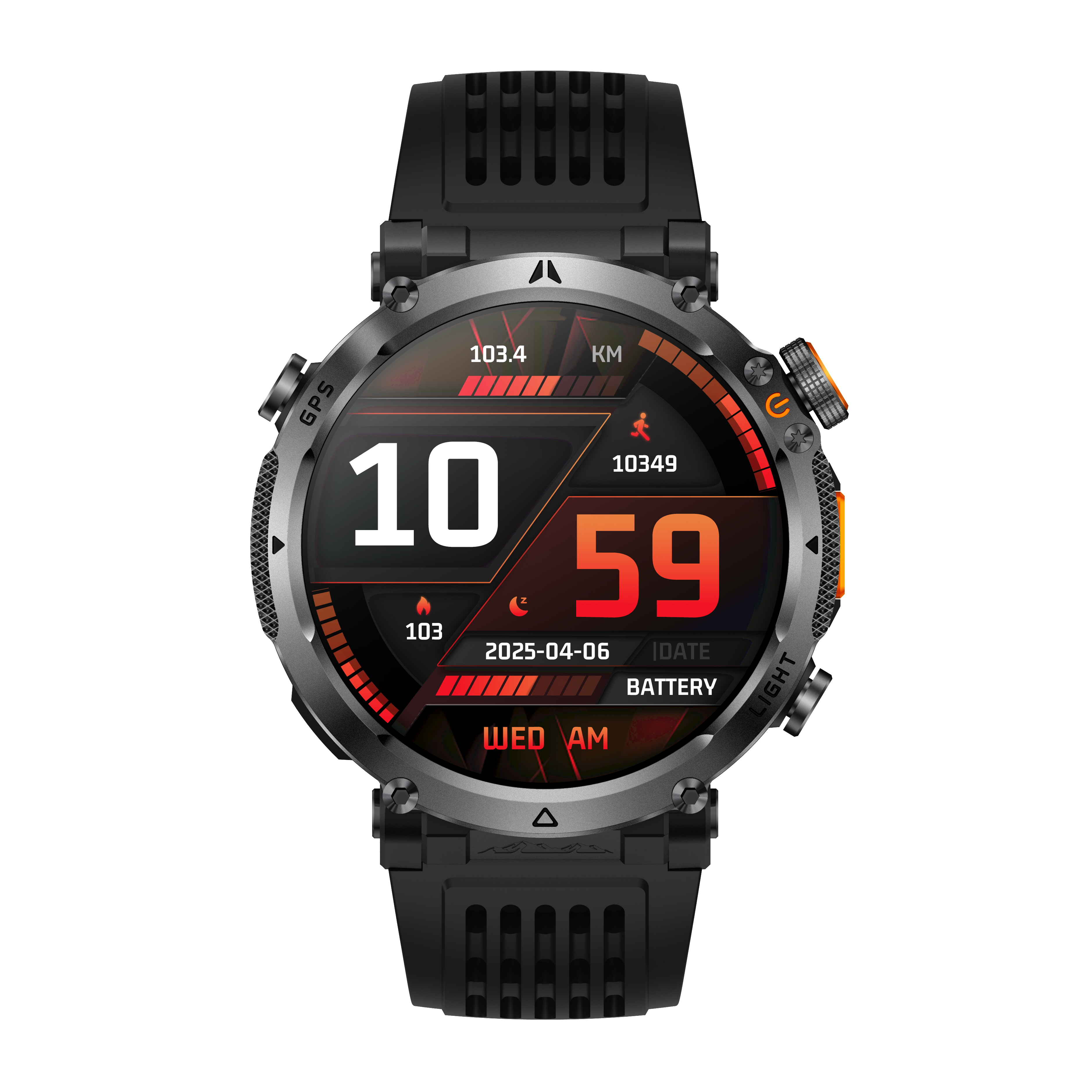Morrison IP68 Elegant Luxury Smart Watch with GPS Outdoor Sports Tracking and Bluetooth Calling