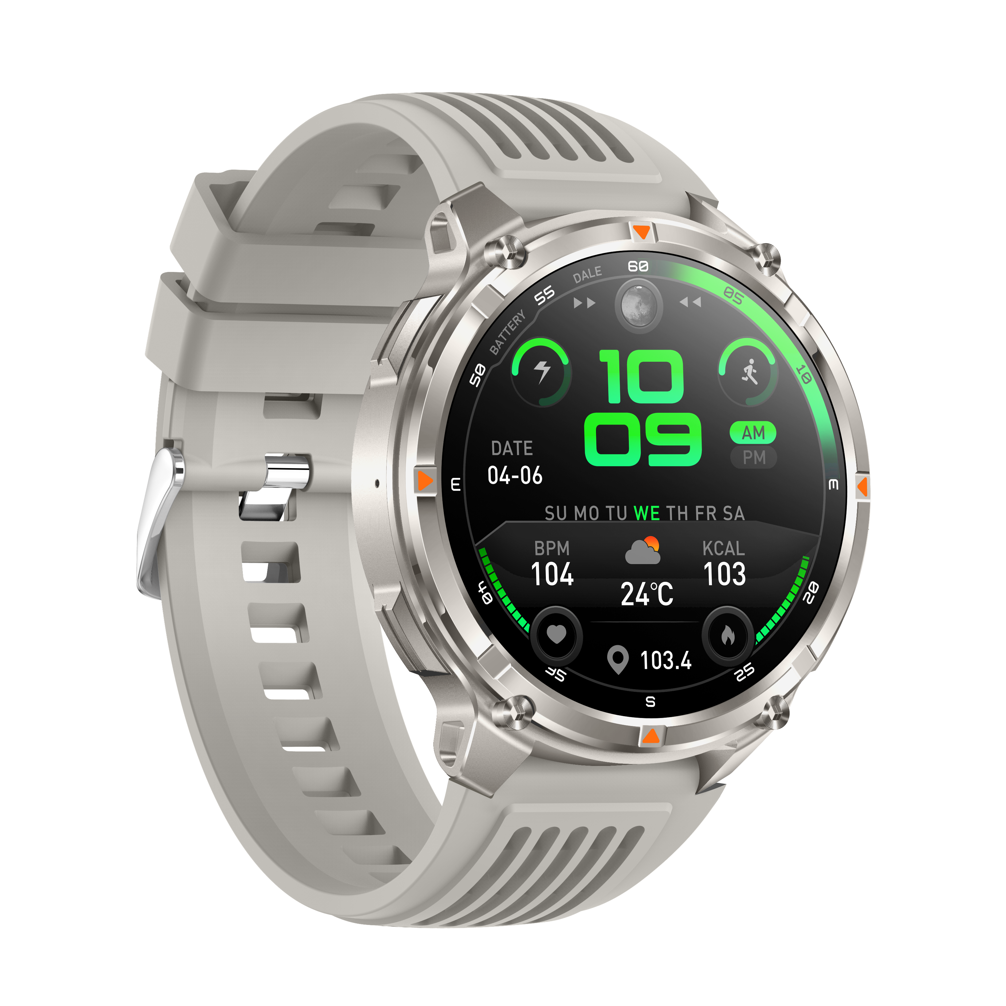 Morrison IP68 Elegant Luxury Smart Watch 1.7'' HD Bluetooth Calling Fitness Watch