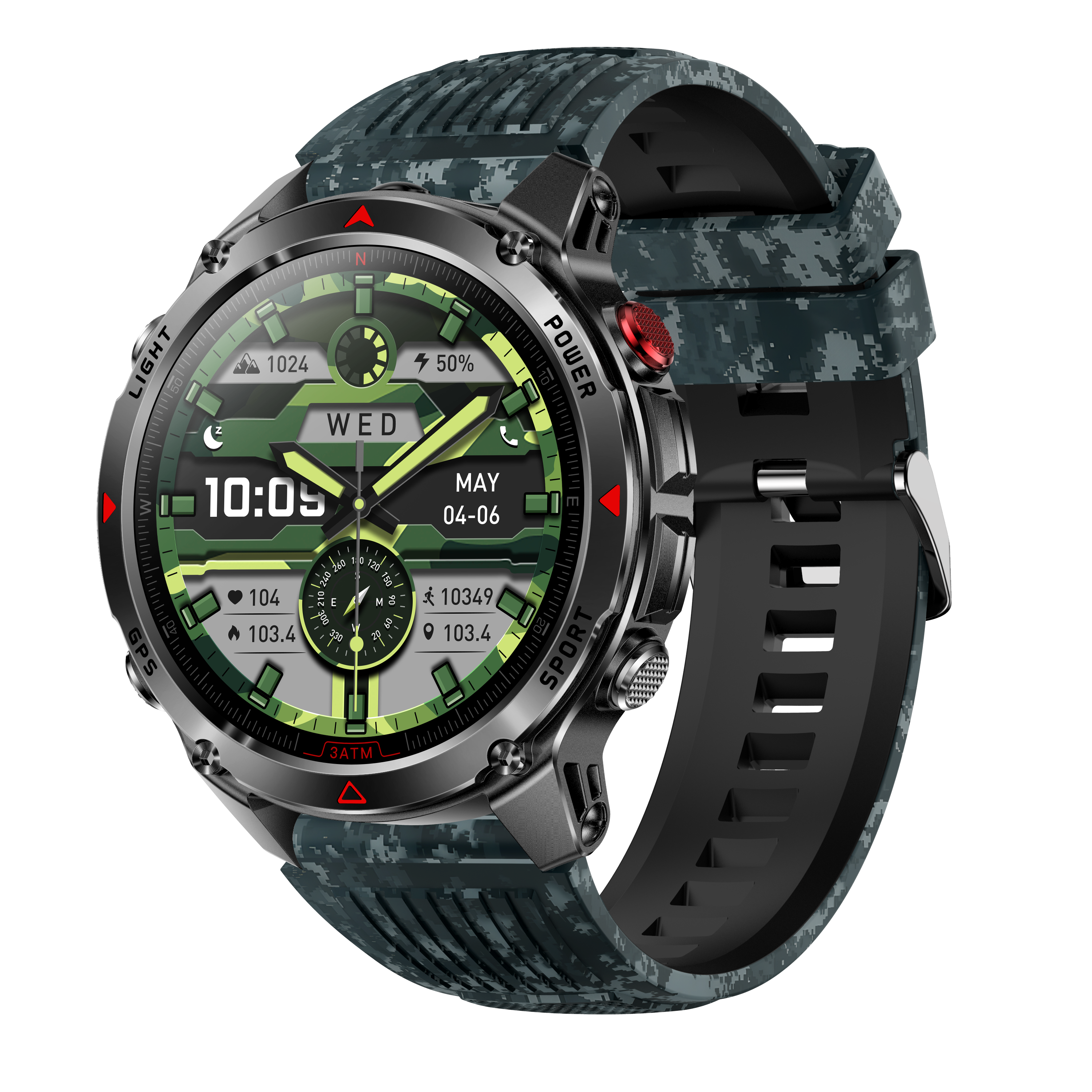 Morrison IP68 Elegant Luxury Smart Watch GPS Outdoor Sports Fitness Tracker with Bluetooth Calling
