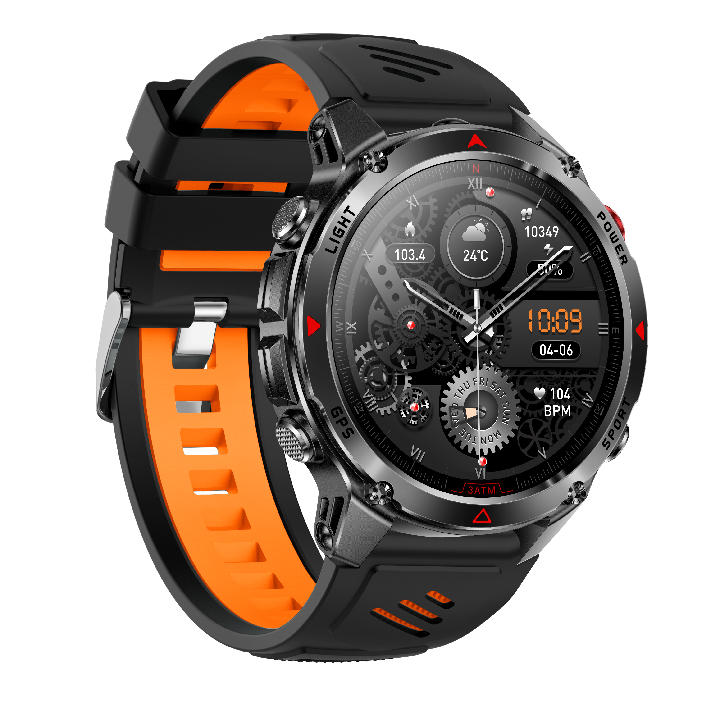 Morrison IP68 Elegant Luxury Smart Watch with GPS, Bluetooth Calling & Health Monitoring