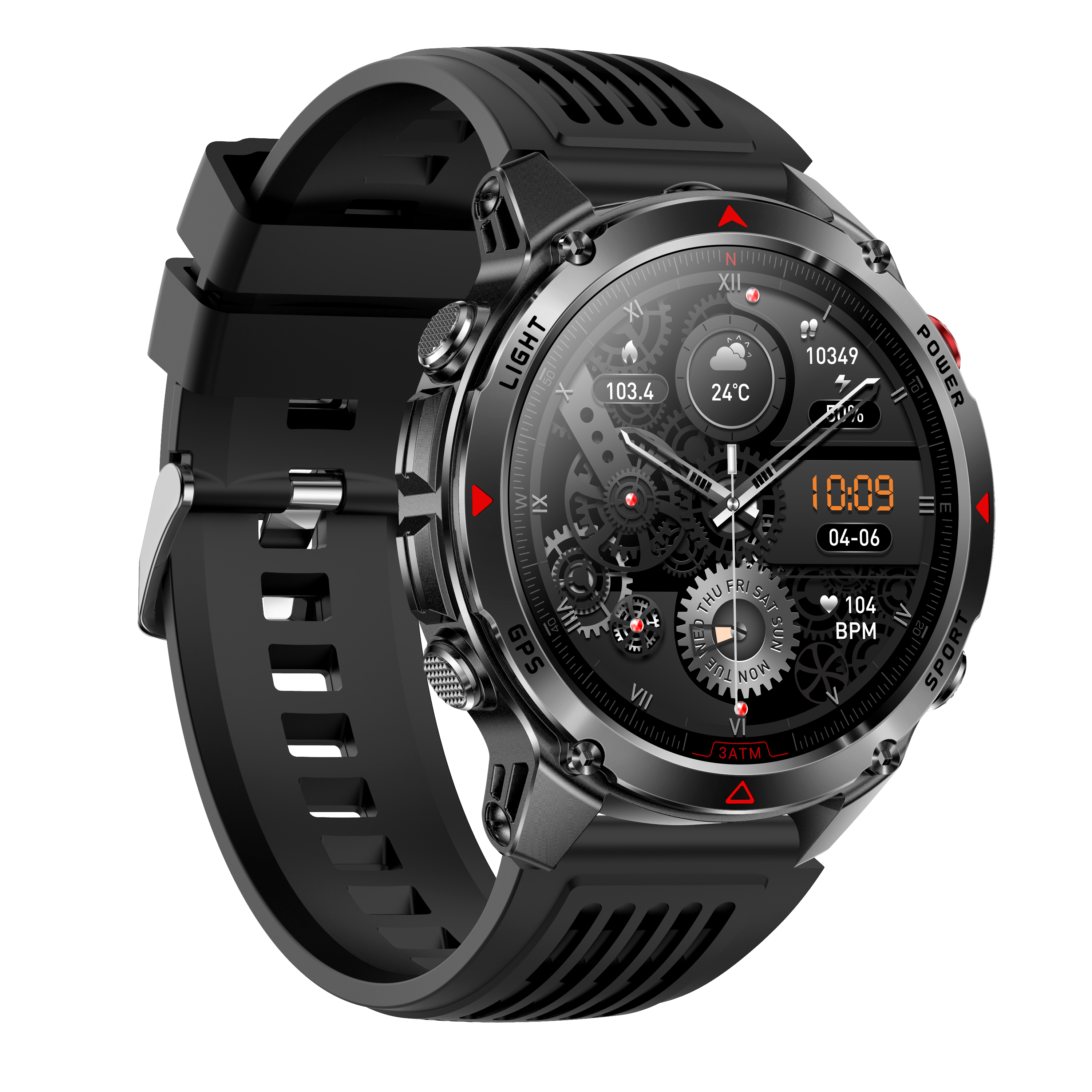 Morrison IP68 Elegant Luxury Smart Watch with GPS, Bluetooth Calling and Health Monitoring