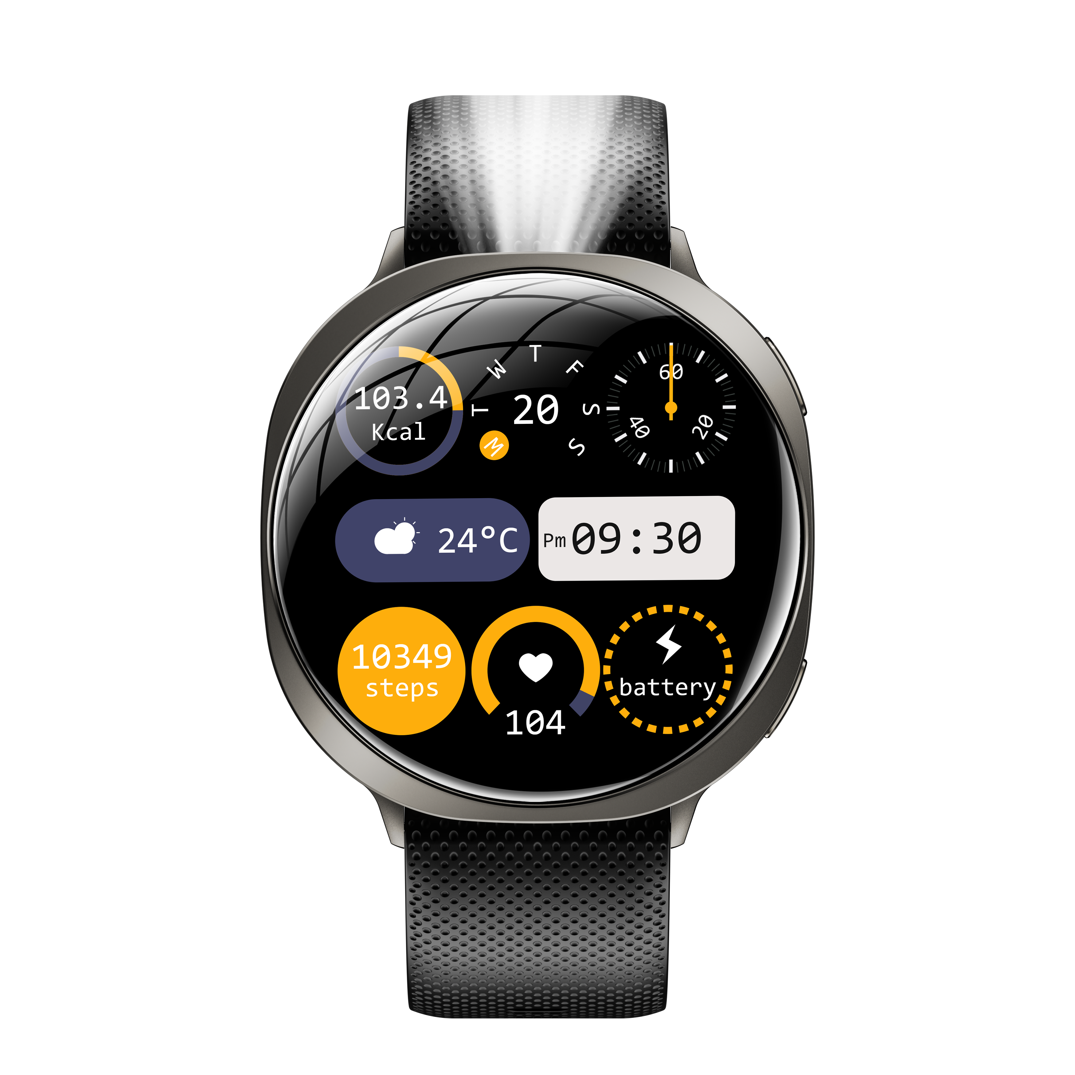 Morrison 1.32'' AMOLED IP68 Elegant Luxury Smart Watch