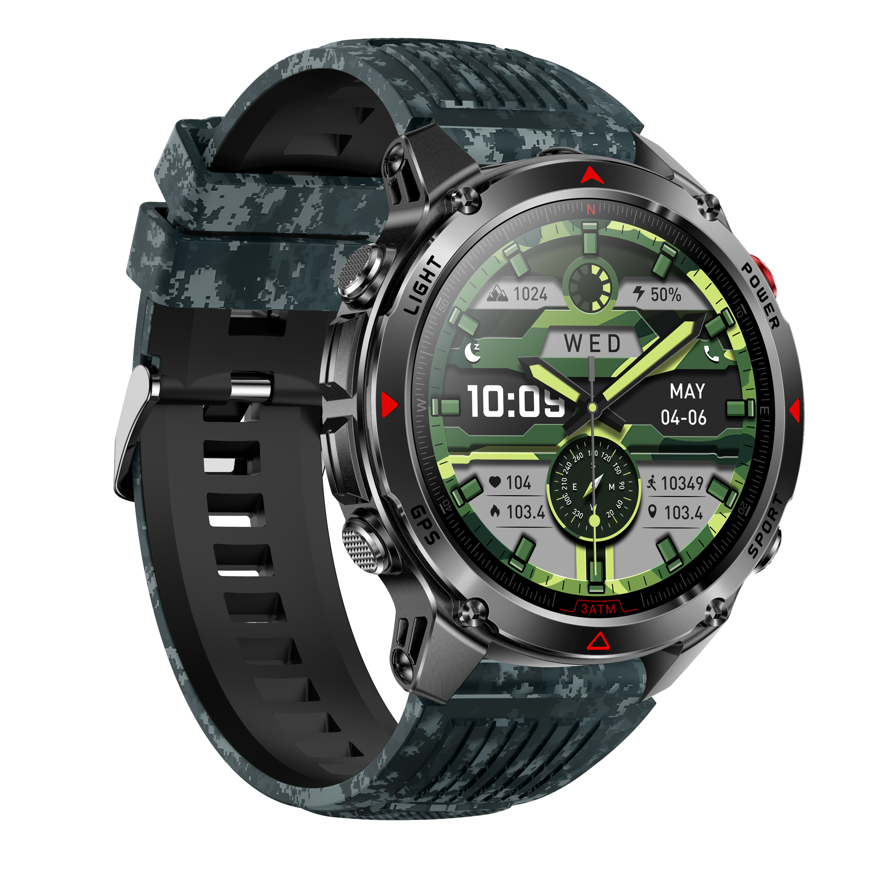 Morrison IP68 Elegant Luxury Smart Watch GPS Outdoor Sports Fitness Tracker with Bluetooth Calling