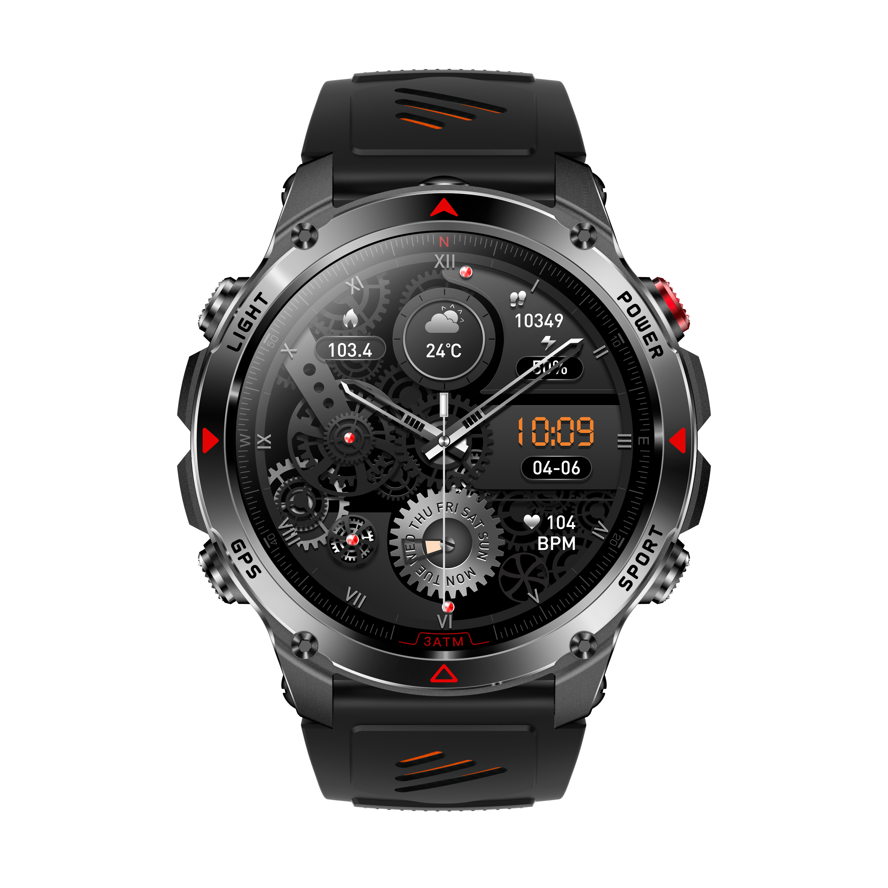Morrison IP68 Elegant Luxury Smart Watch with GPS, Bluetooth Calling and Health Monitoring