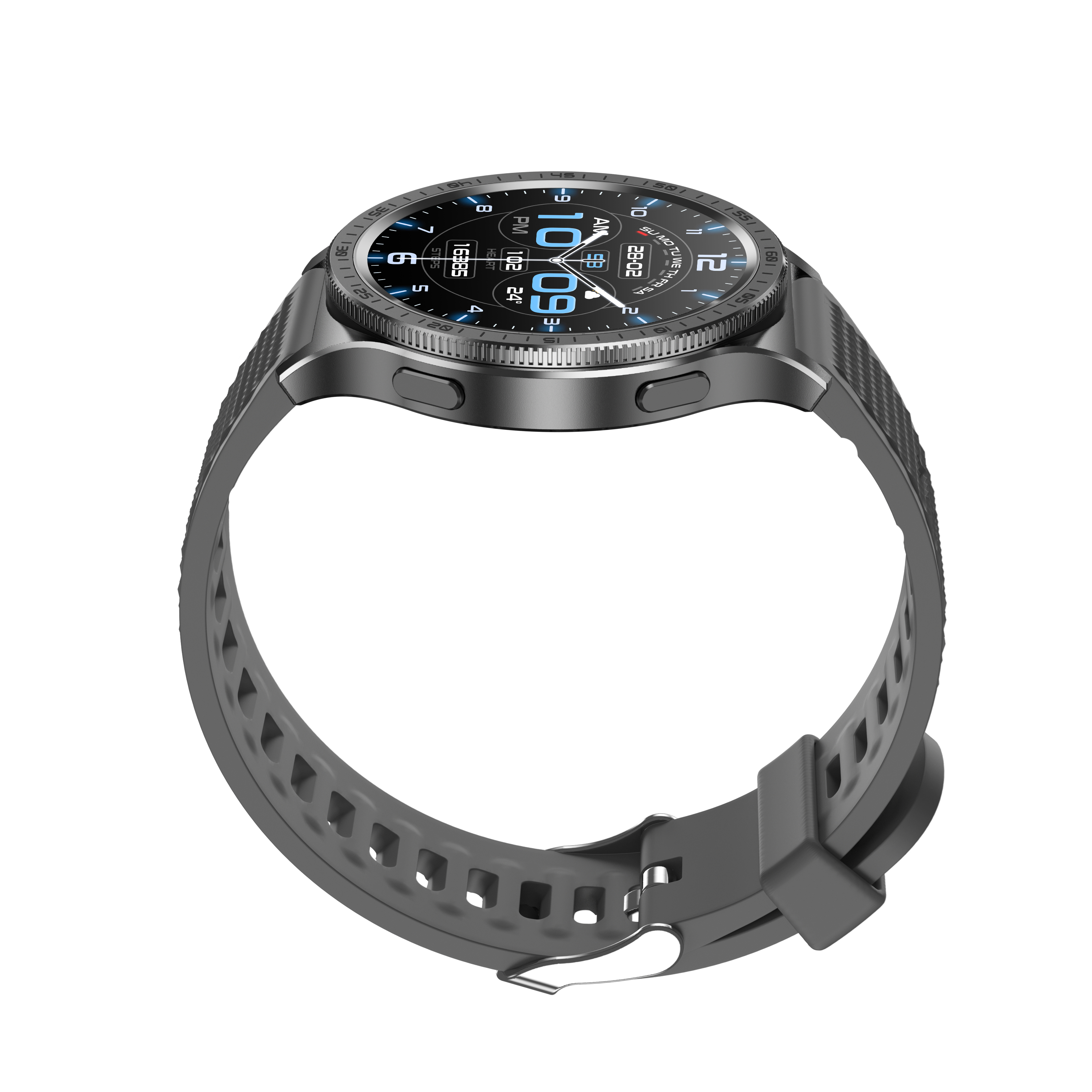 Men's Premium AMOLED Smartwatch with Rotating Bezel & Call Function
