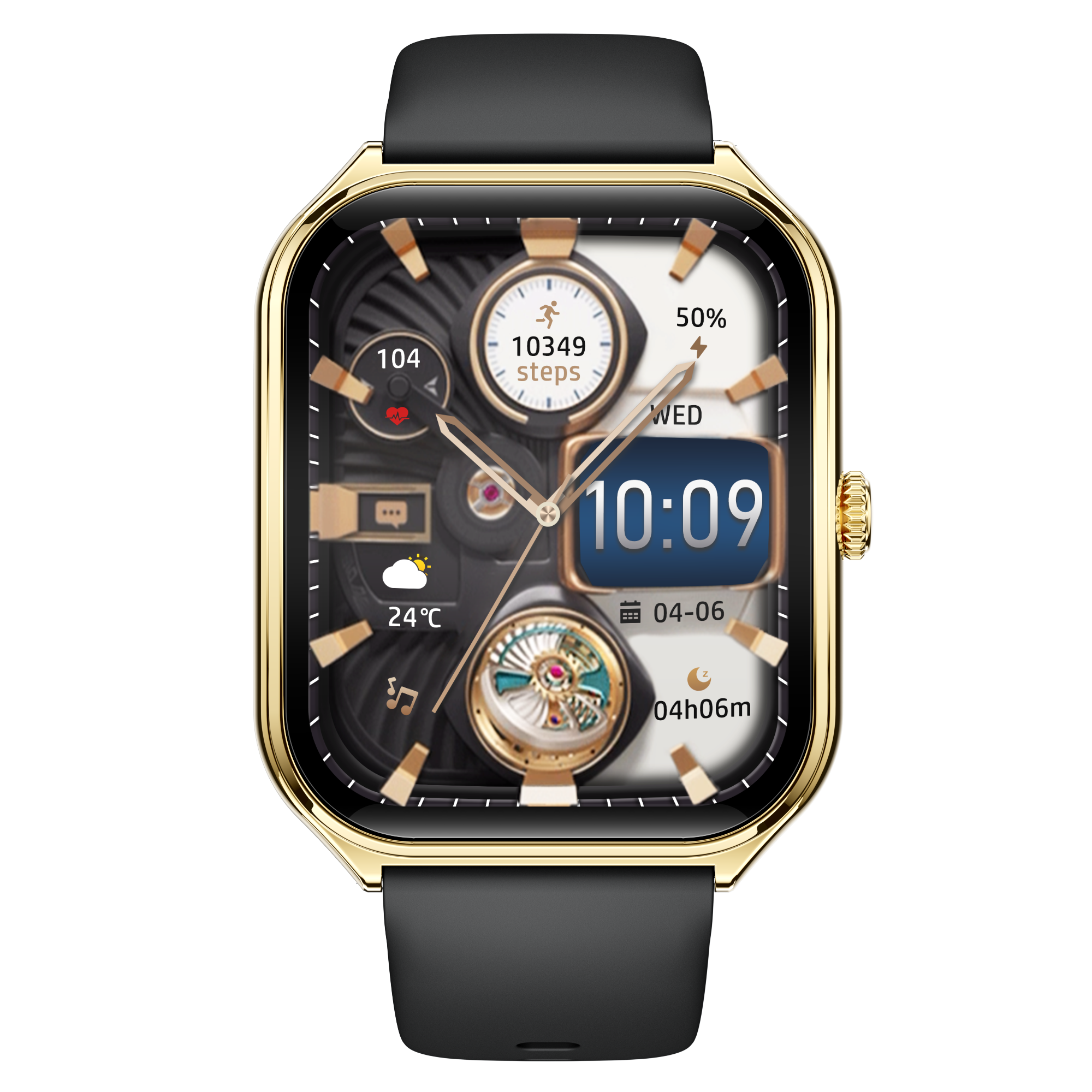 Men's Premium AMOLED Smartwatch with Ultra-thin Curved Design and Health Monitoring