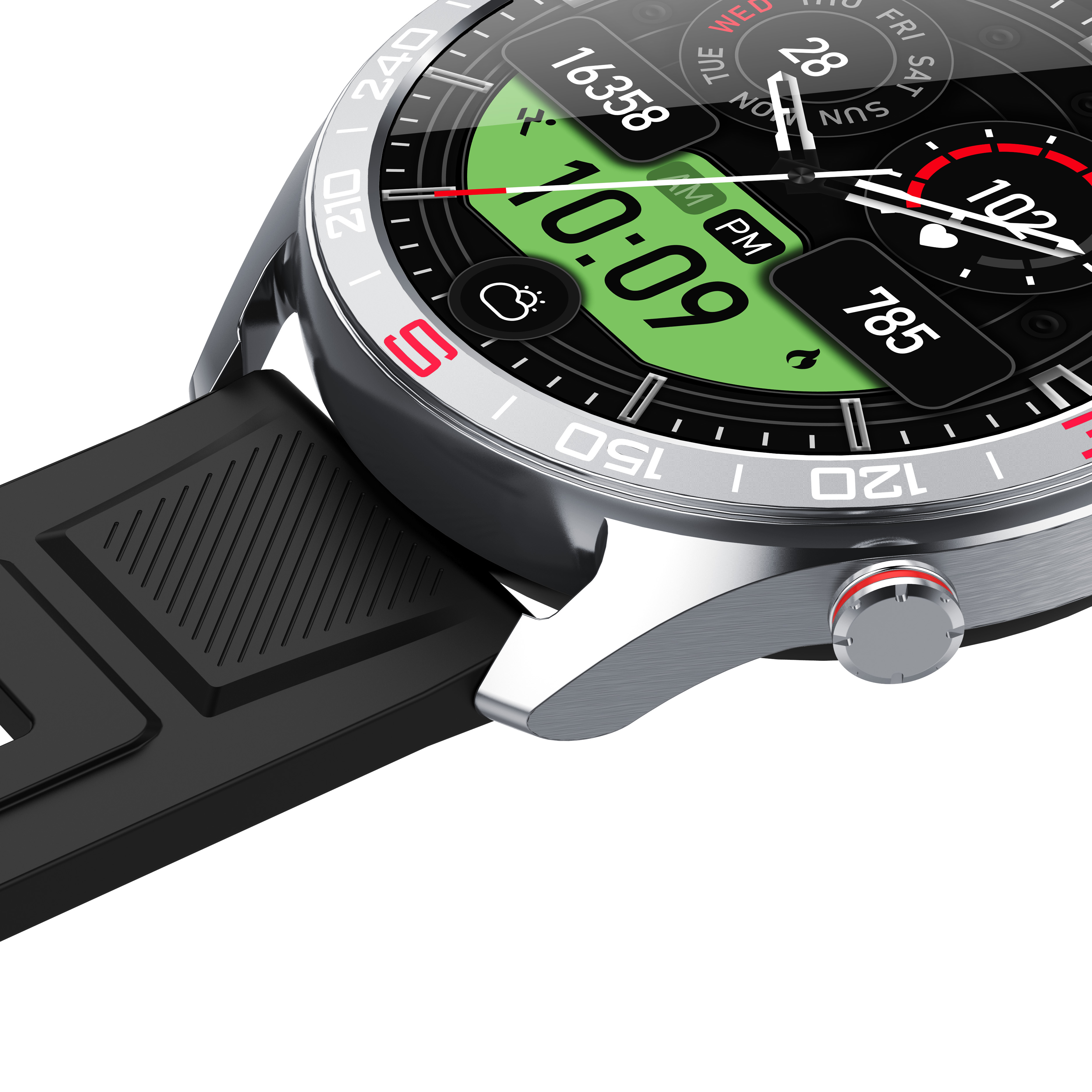 1.43'' AMOLED Bluetooth Smart Watch for Men with IP68 Waterproof & 107+ Sports Modes