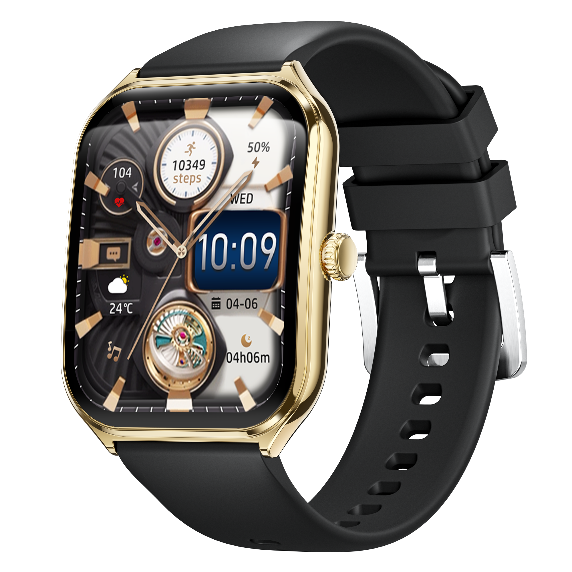 Men's Premium AMOLED Smartwatch with Ultra-thin Curved Design and Health Monitoring