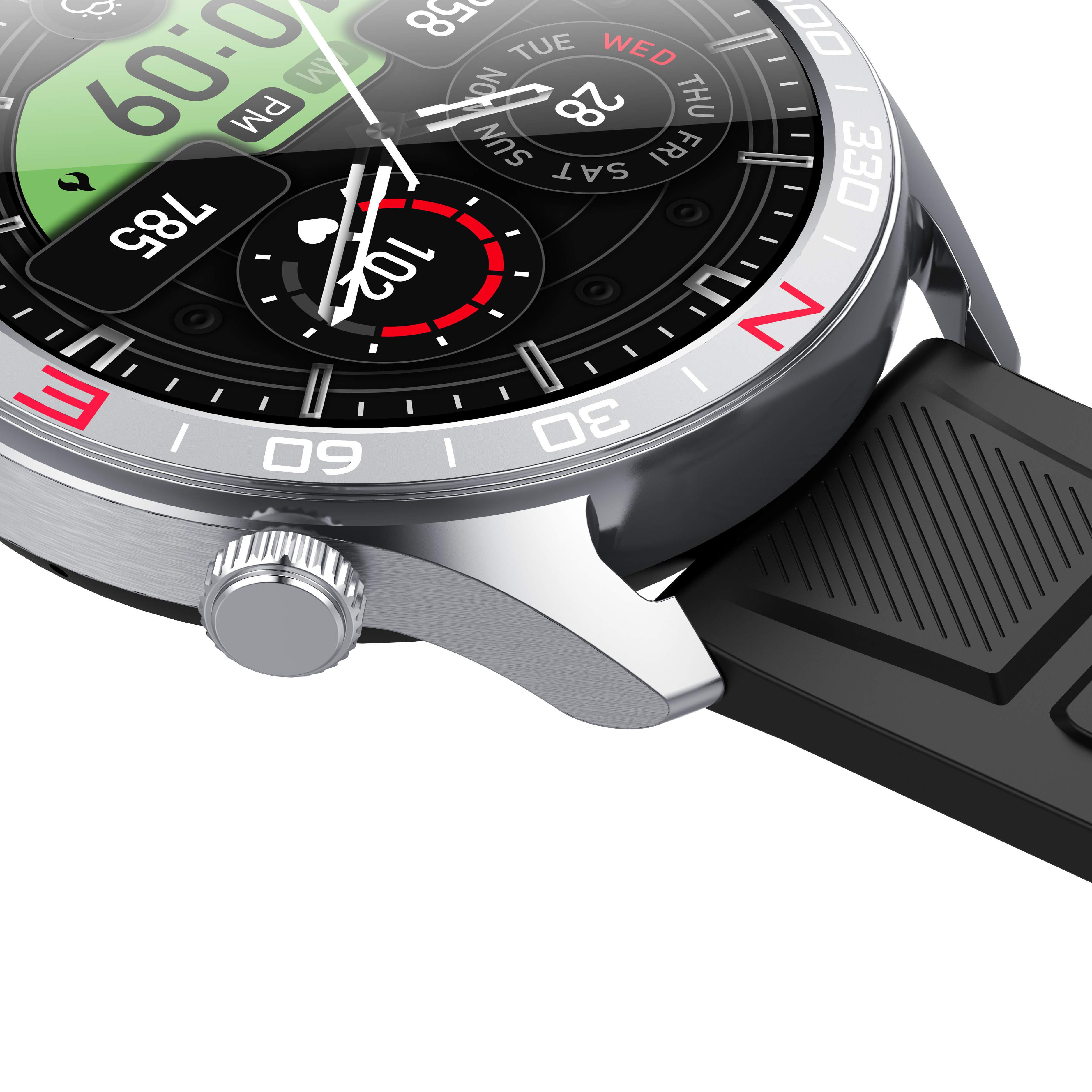 1.43'' AMOLED Bluetooth Smart Watch for Men with IP68 Waterproof & 107+ Sports Modes
