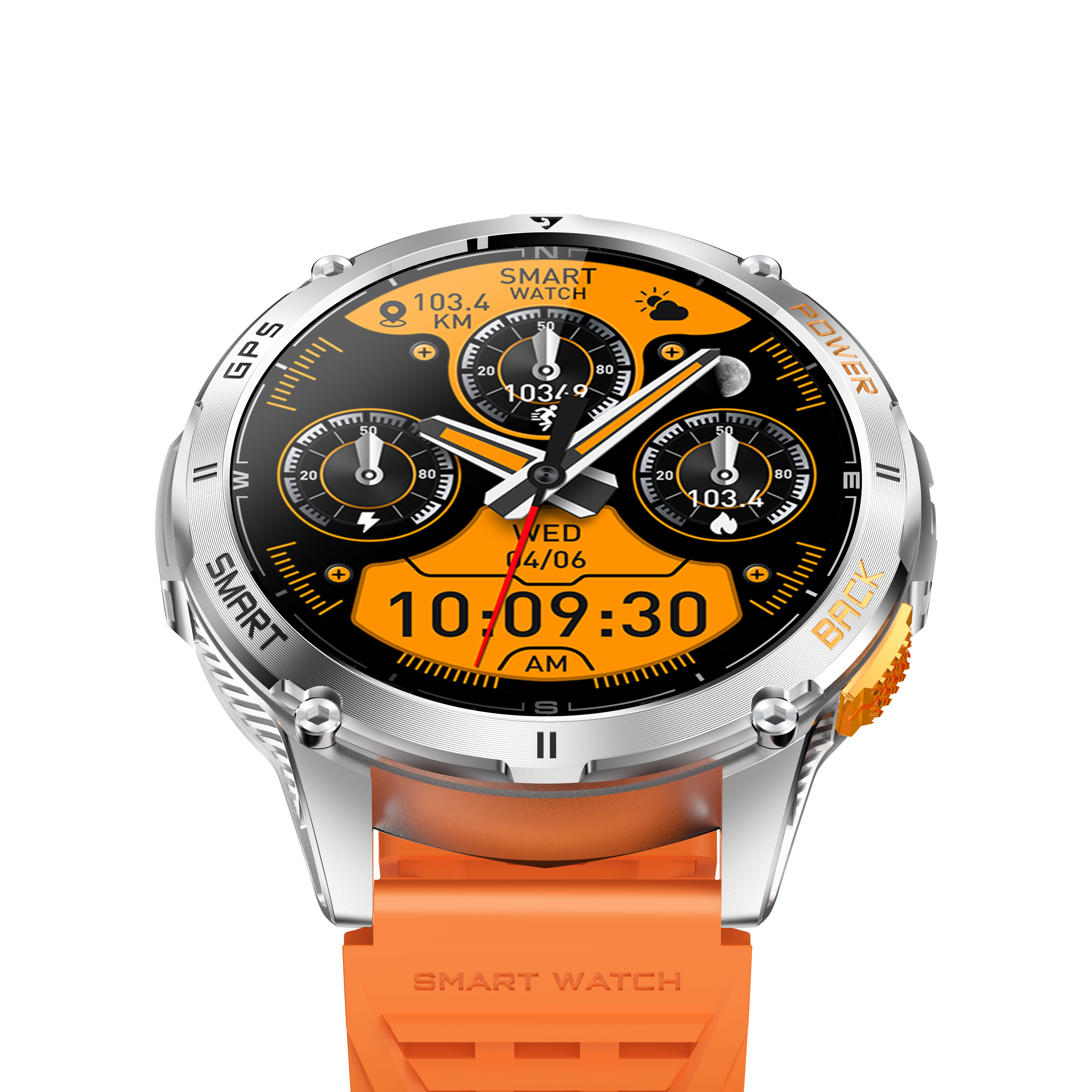 High-End Outdoor GPS Smartwatch with AMOLED Display & Multi-System Positioning