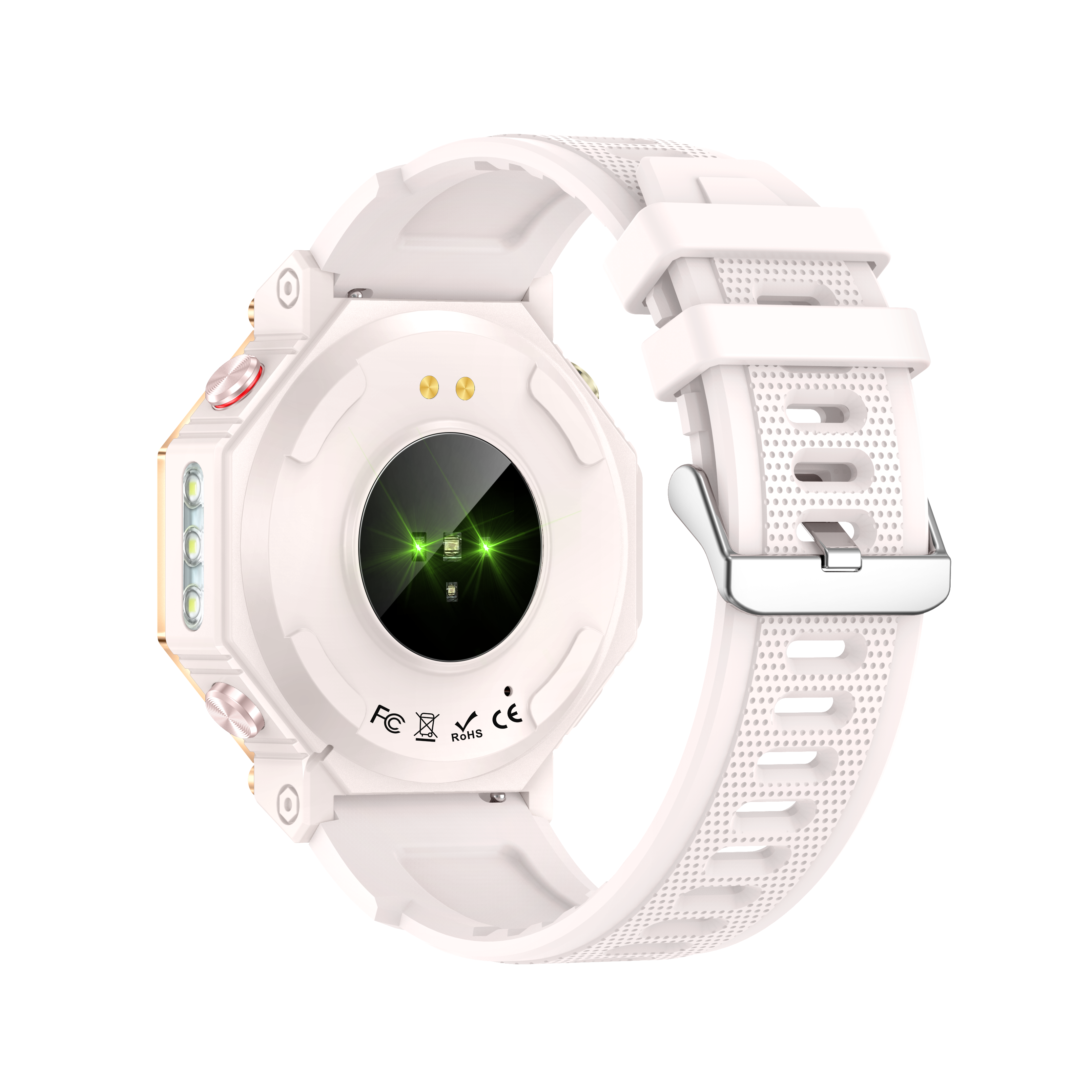 Men’s Outdoor AI GPS Smart Watch with Flashlight, AMOLED Display, ChatGPT & Call Function