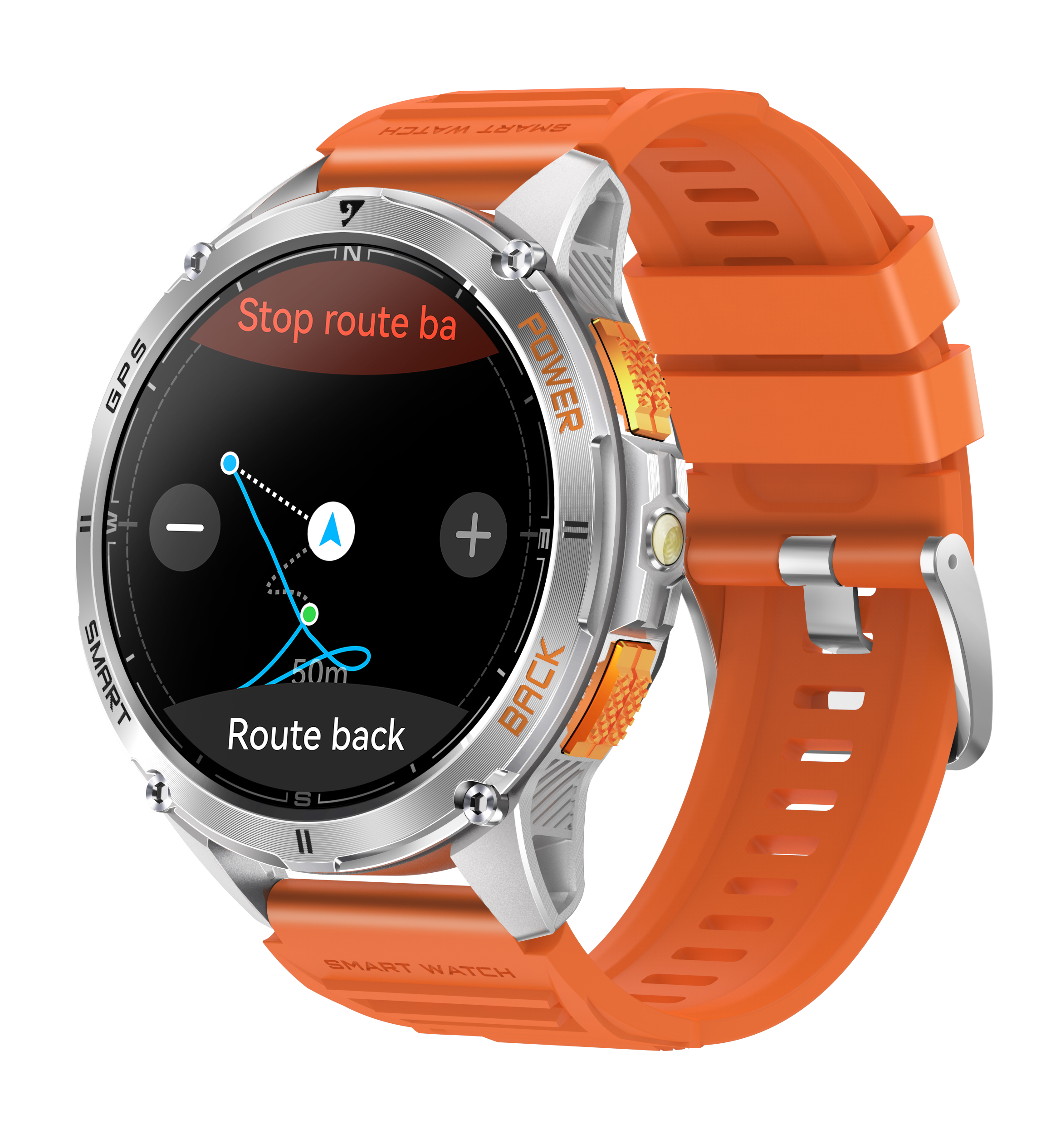 High-End Outdoor GPS Smartwatch with AMOLED Display & Multi-System Positioning