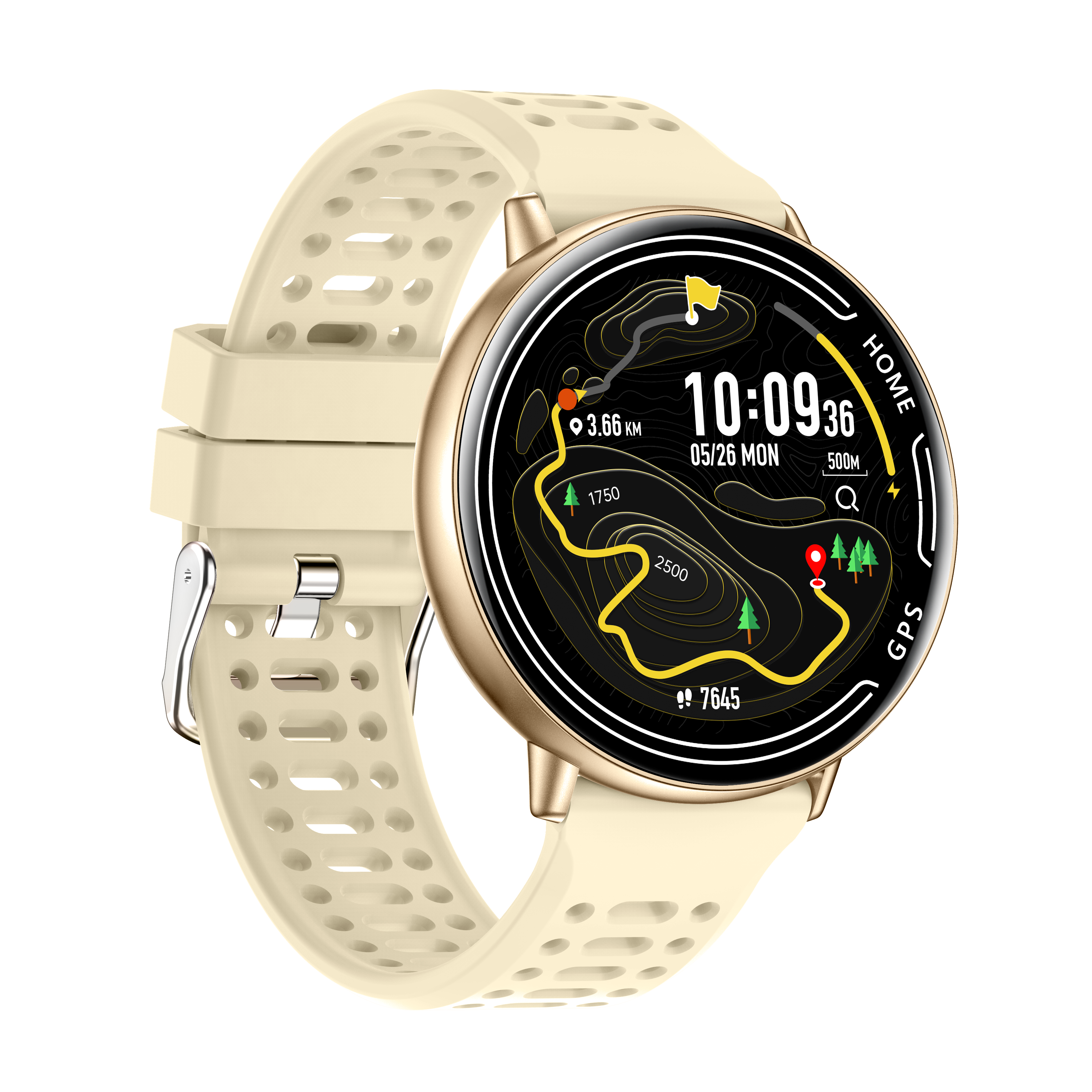 Men's Fashion GPS Smart Watch with Bluetooth Calling and Health Monitoring