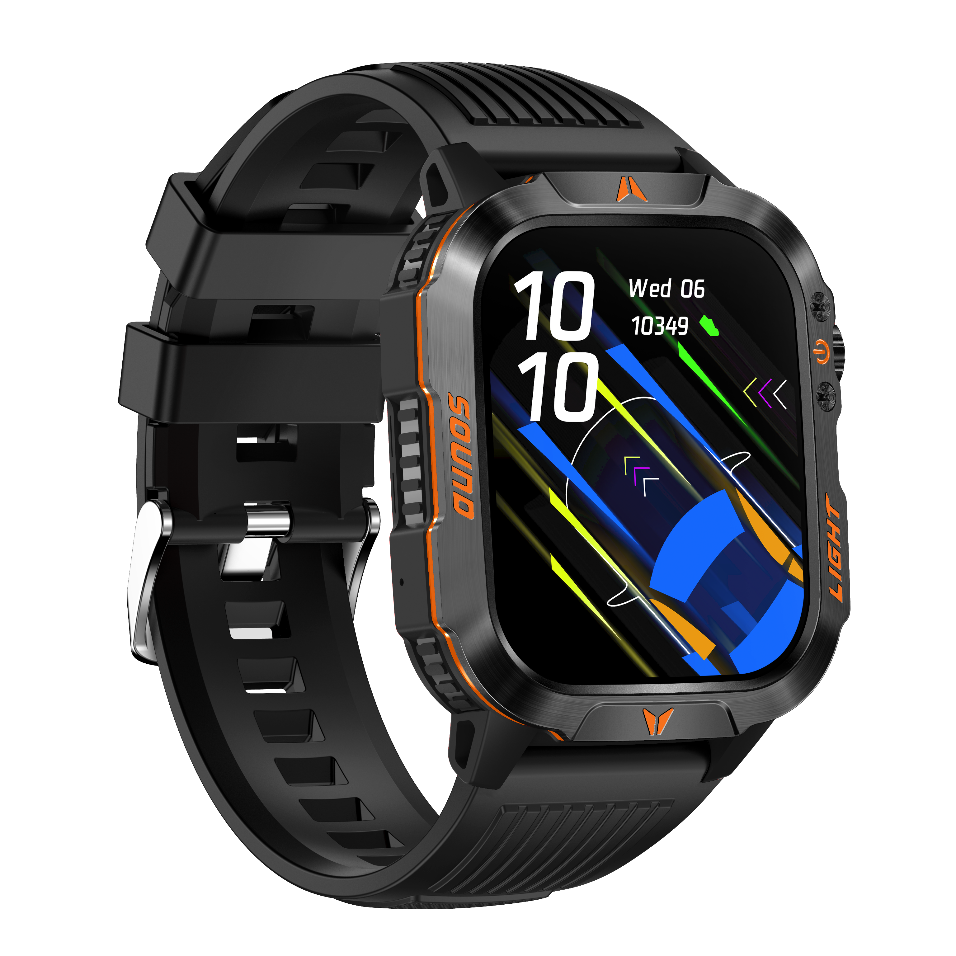 Rugged Outdoor Smartwatch for Men with Compass & Long Battery Life