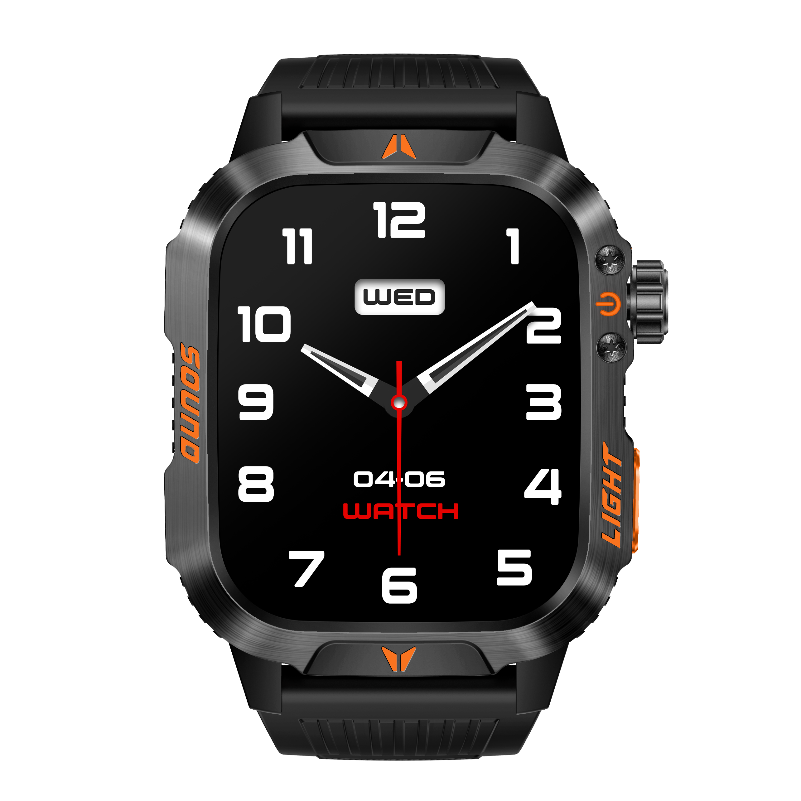 Rugged Outdoor Smartwatch for Men with Compass & Long Battery Life