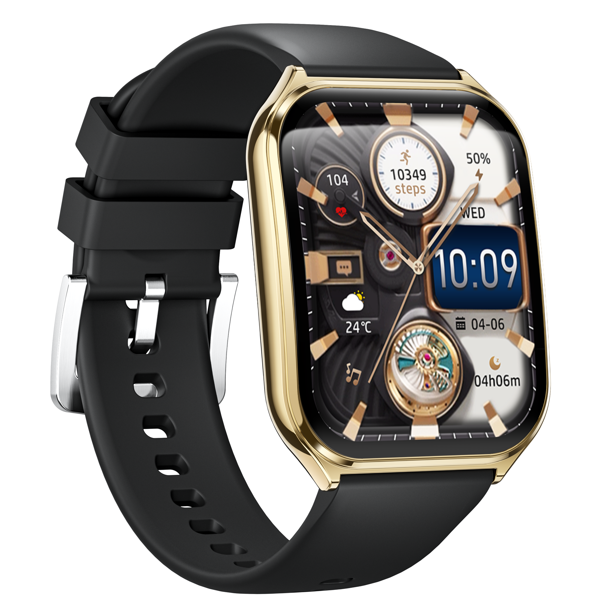 Men's Premium AMOLED Smartwatch with Ultra-thin Curved Design and Health Monitoring