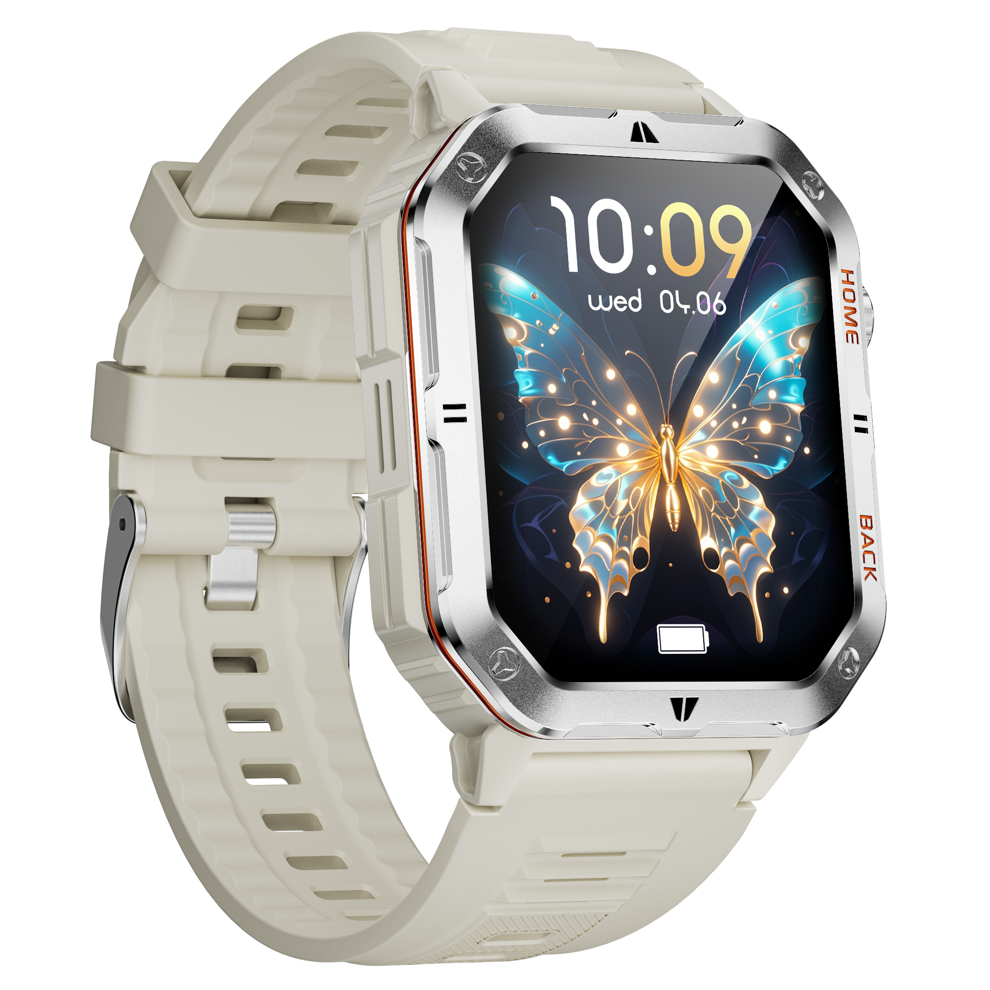 Men’s Rugged Outdoor Smart Watch with 1000mAh Battery & Calling | 3ATM Waterproof