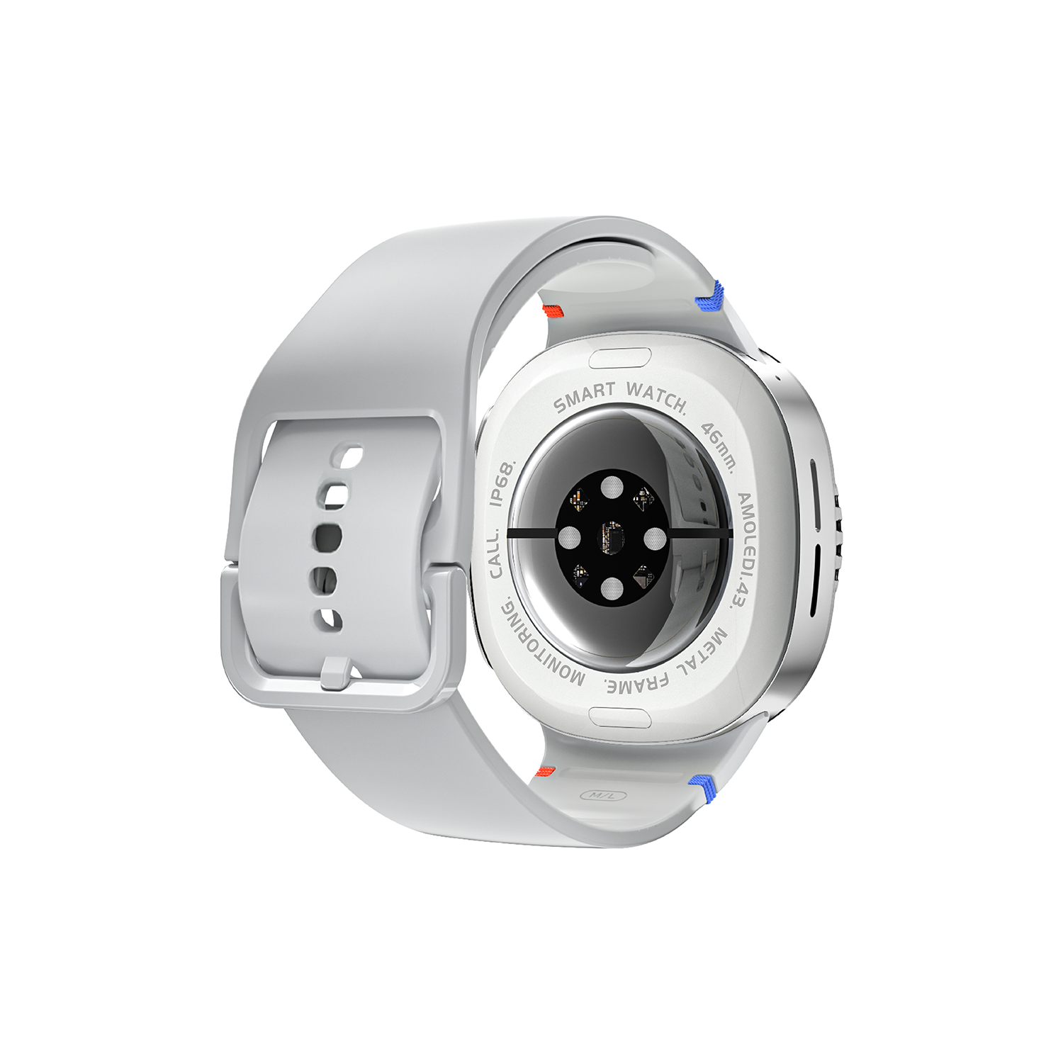 Luxury AMOLED Smartwatch for Men with Bluetooth Calling, Health Monitoring, and IP68 Waterproof