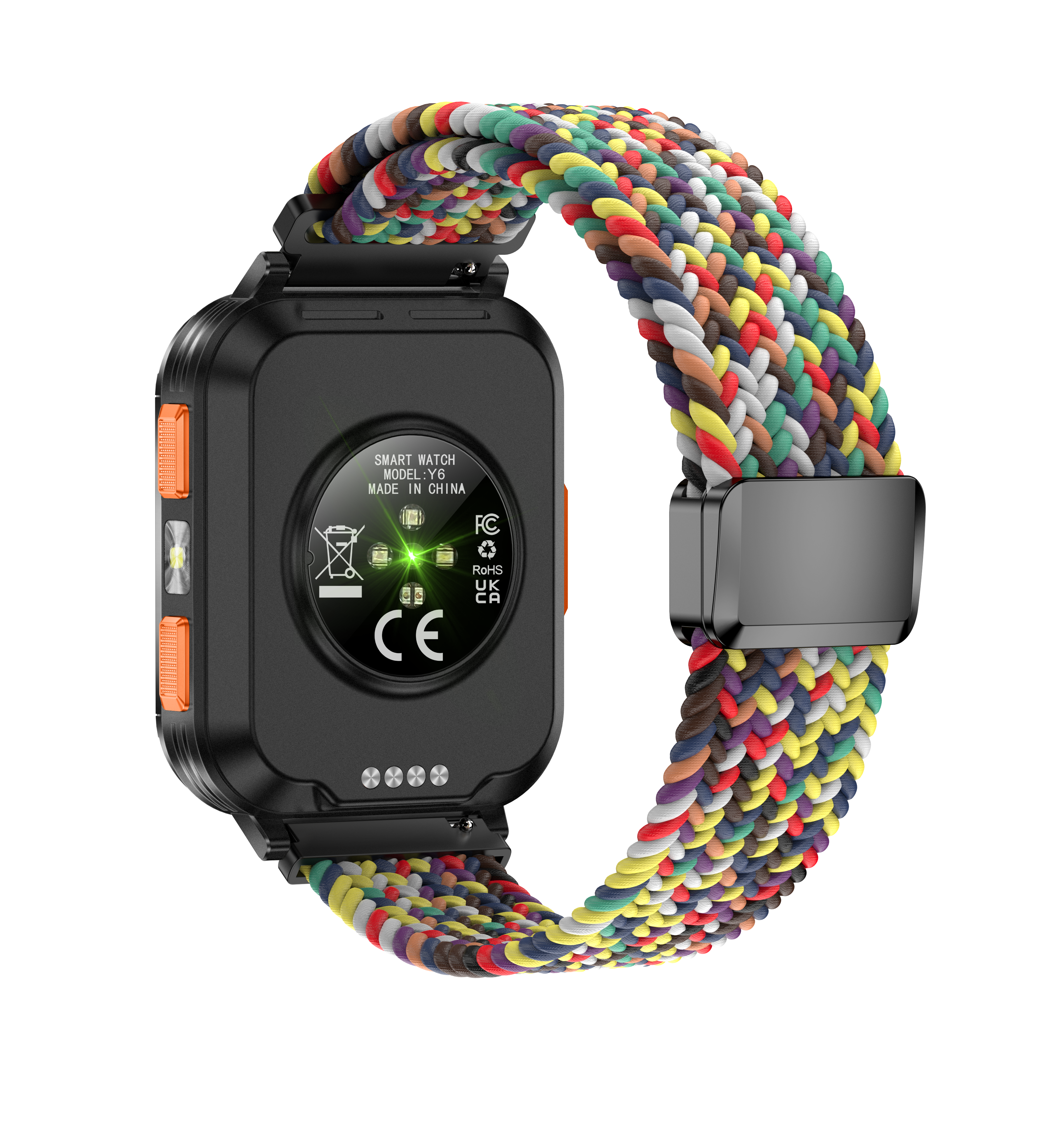 Outdoor Sports Smartwatch with Music Playback and Health Monitoring