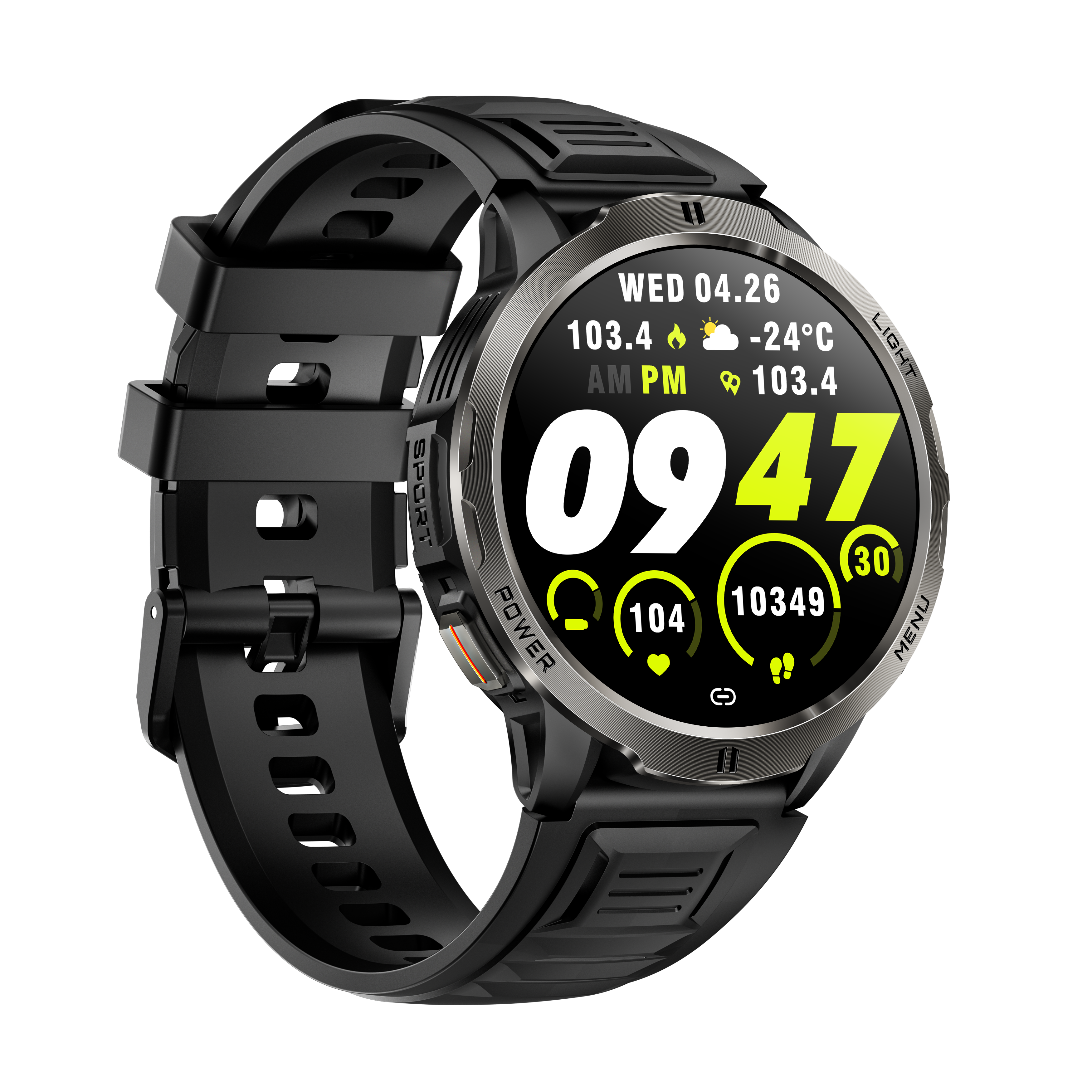 Morrison Premium Outdoor Sports Smart Watch with Roller Button and Flashlight