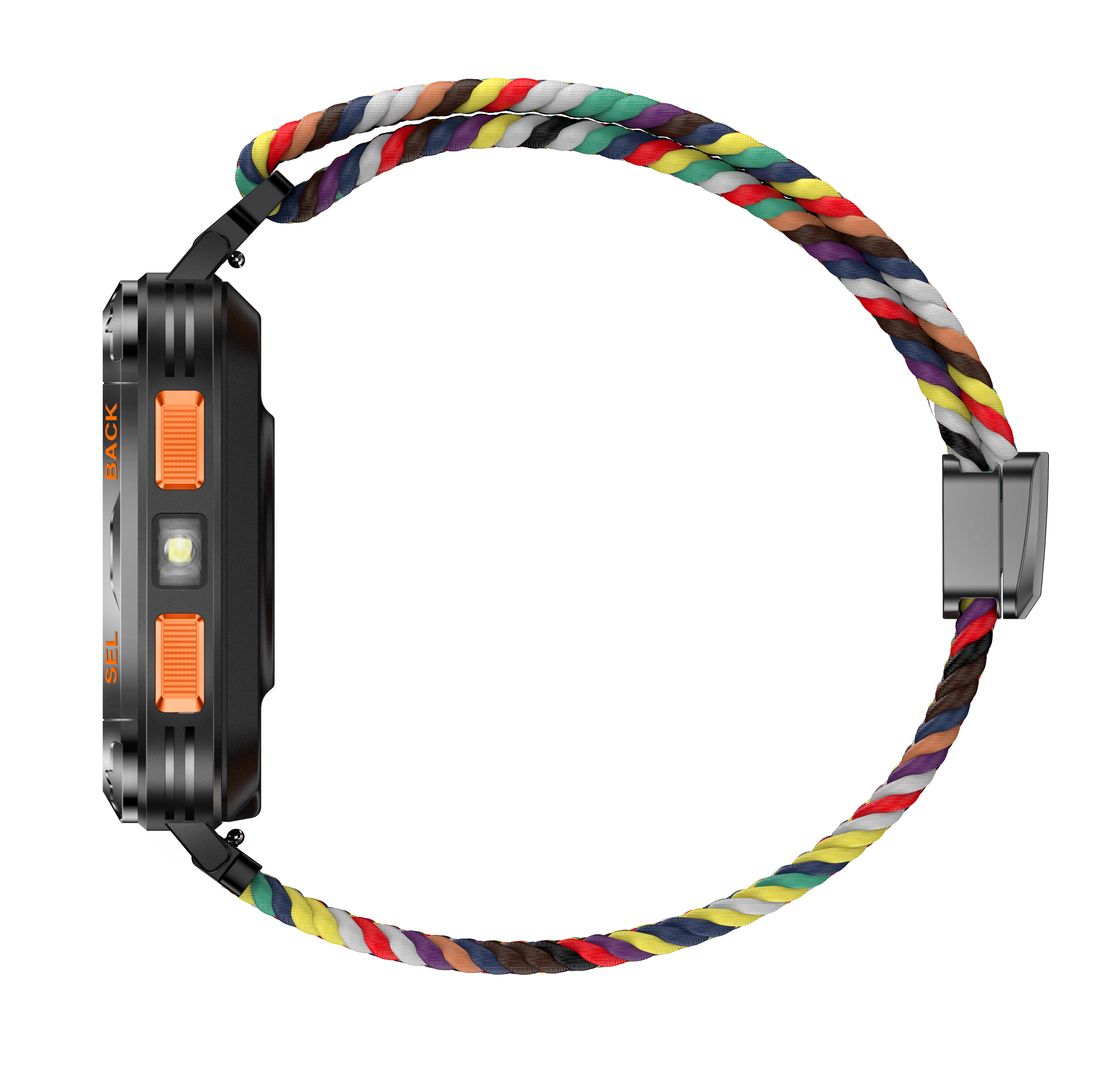 Outdoor Sports Smartwatch with Music Playback and Health Monitoring