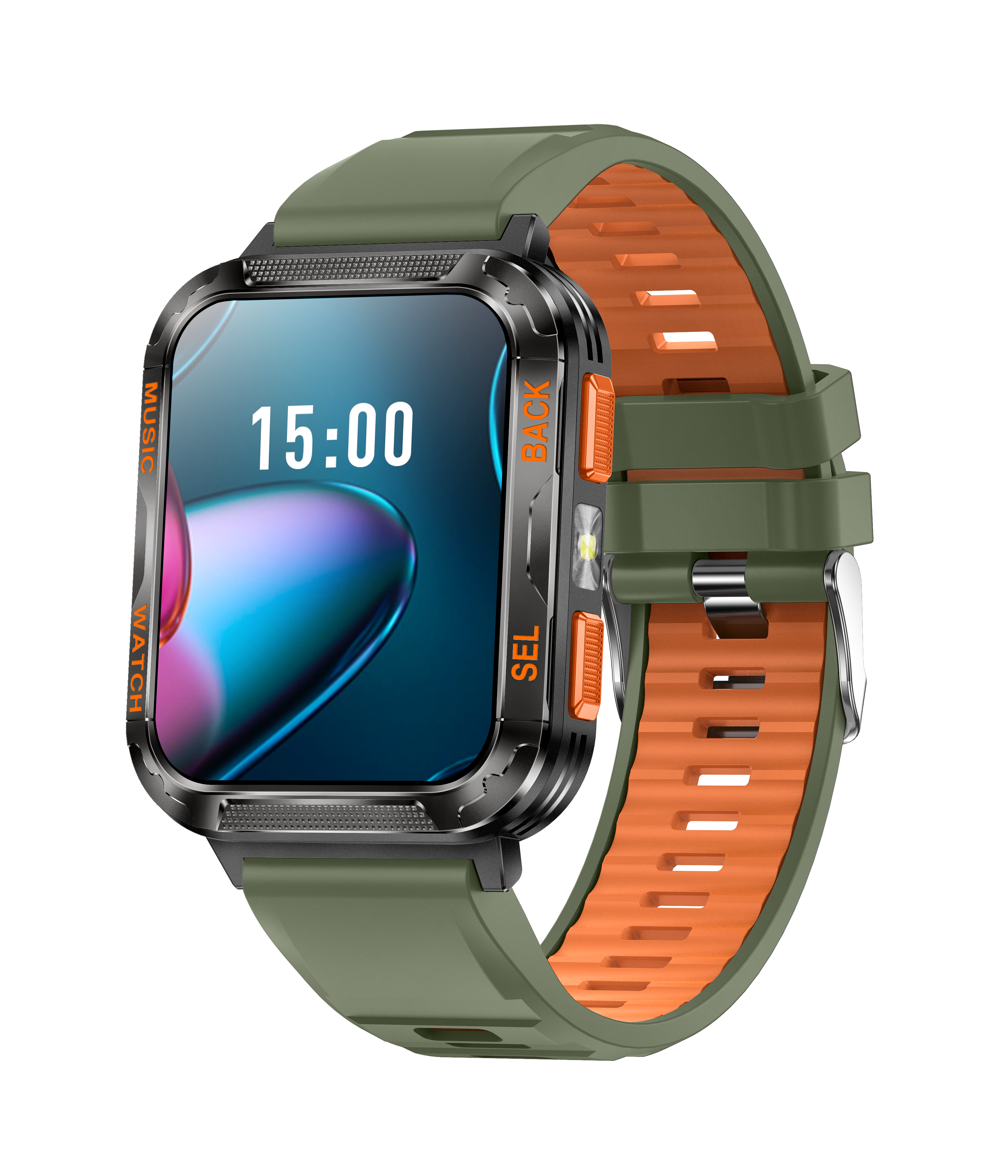 Outdoor Smartwatch with Music Speaker | 2.01'' Display | IP68 Waterproof | Fitness Tracker