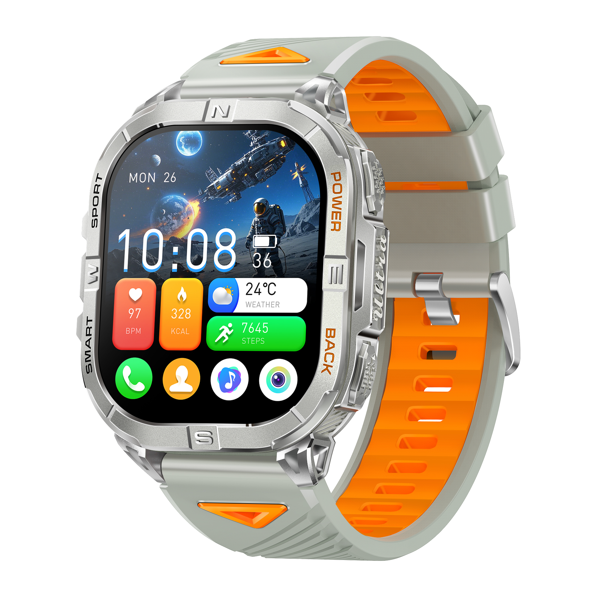 Morrison Luxury Outdoor Dual-Band GPS Smart Watch 2.13