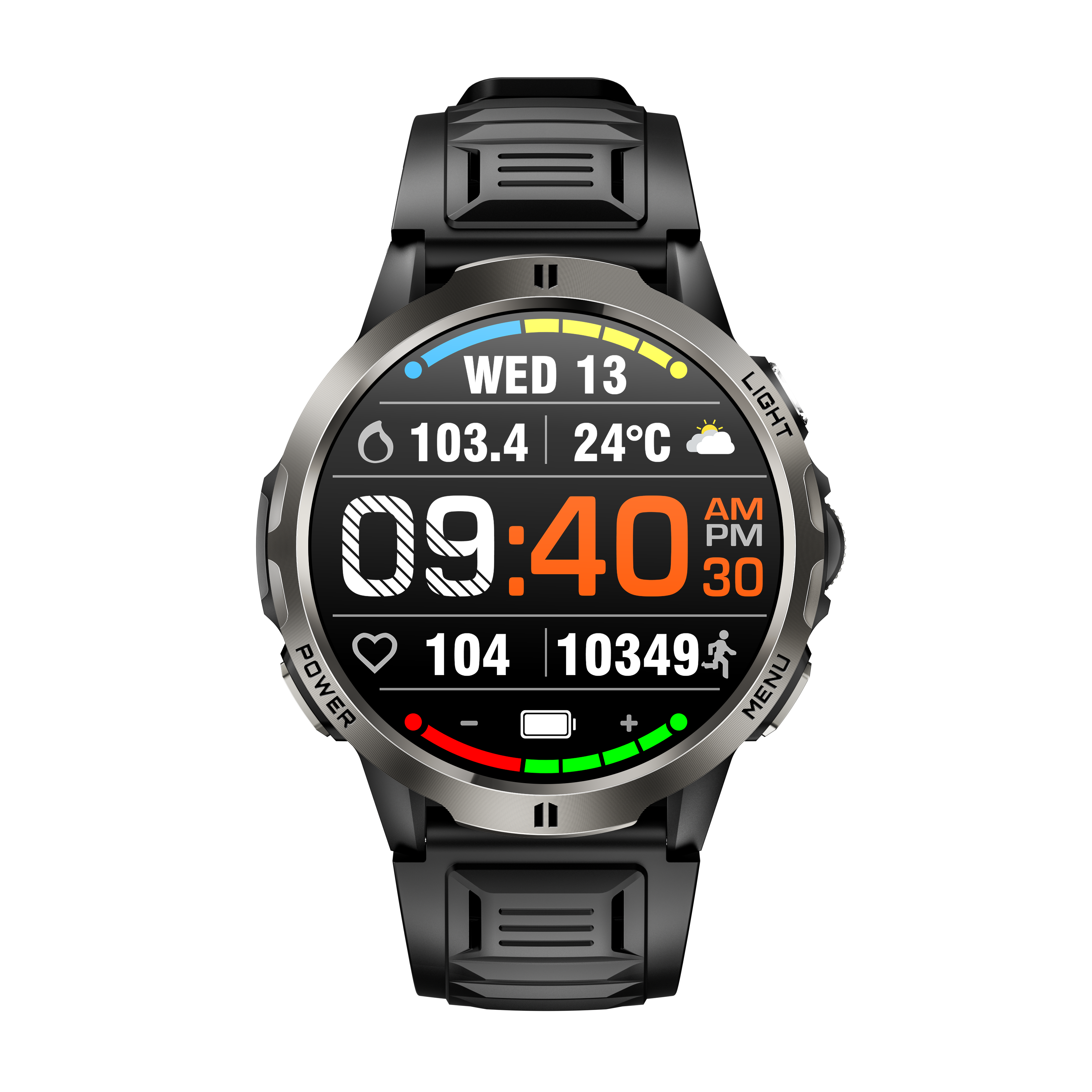 Morrison Premium Outdoor Sports Smart Watch with Roller Button and Flashlight