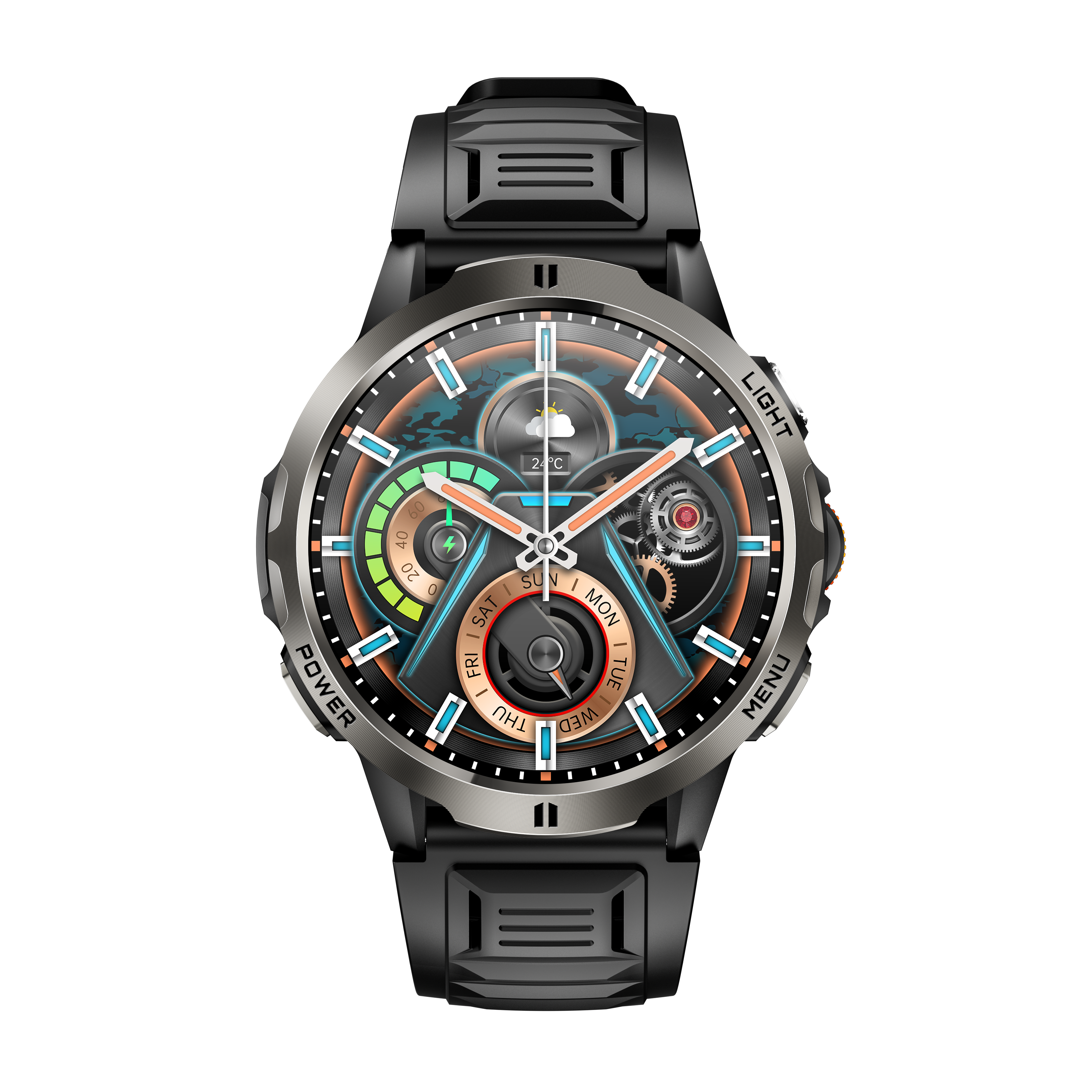 Morrison Luxury Outdoor Sports Smart Watch with Roller Button & Flashlight