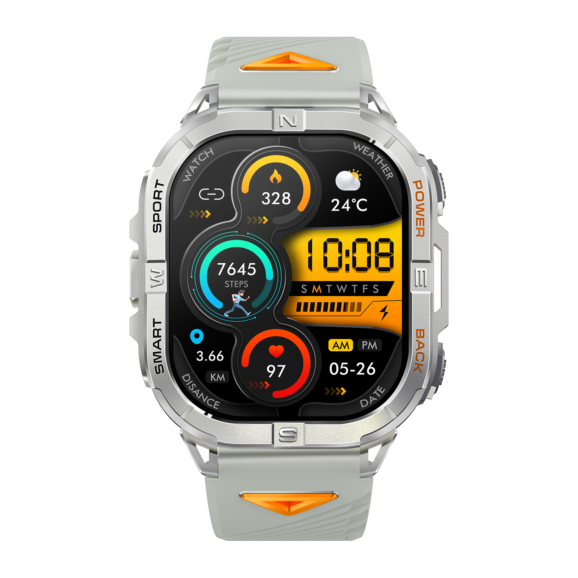 Morrison Luxury Outdoor Dual-Band GPS Smart Watch 2.13