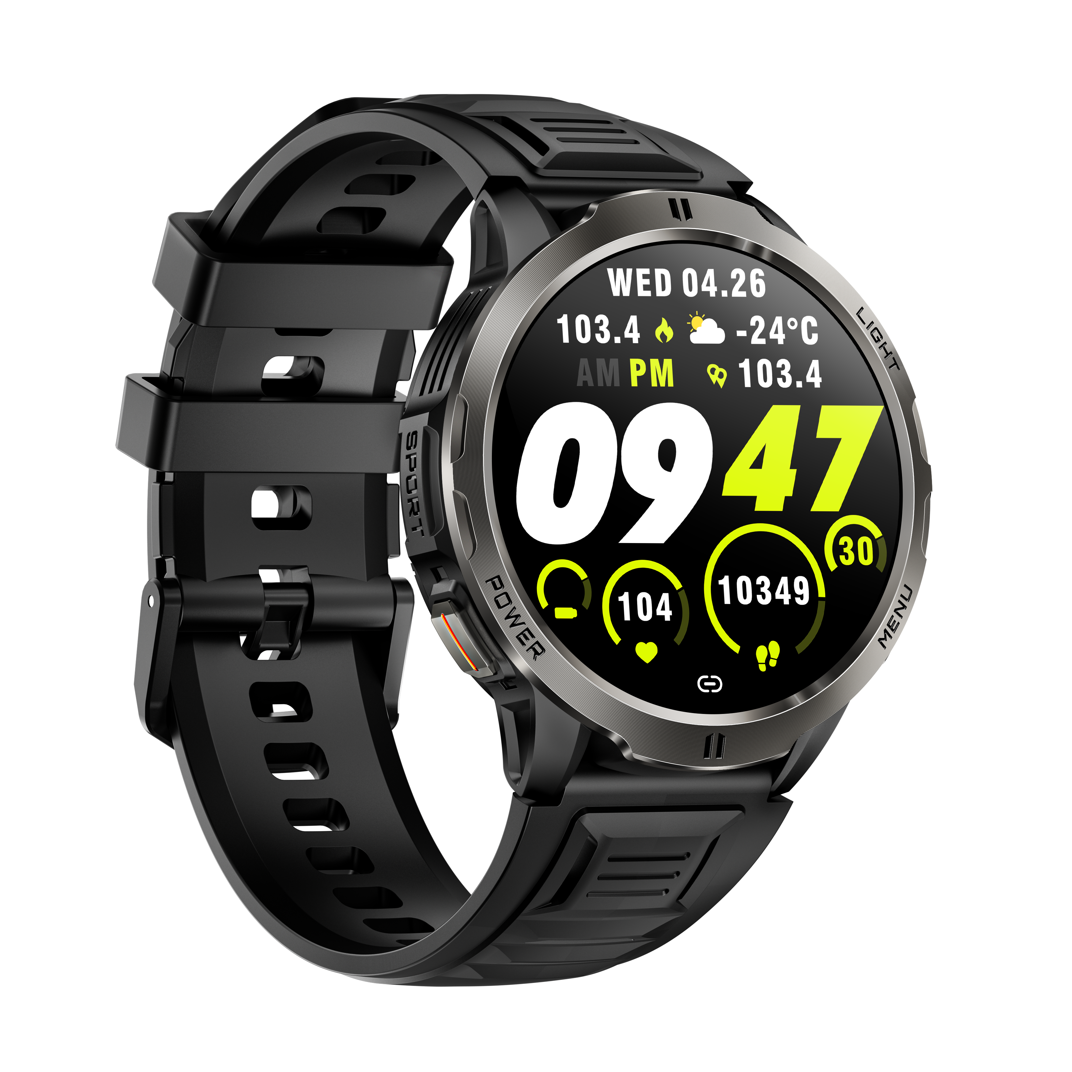 Morrison Luxury Outdoor Sports Smart Watch with Roller Button & Flashlight
