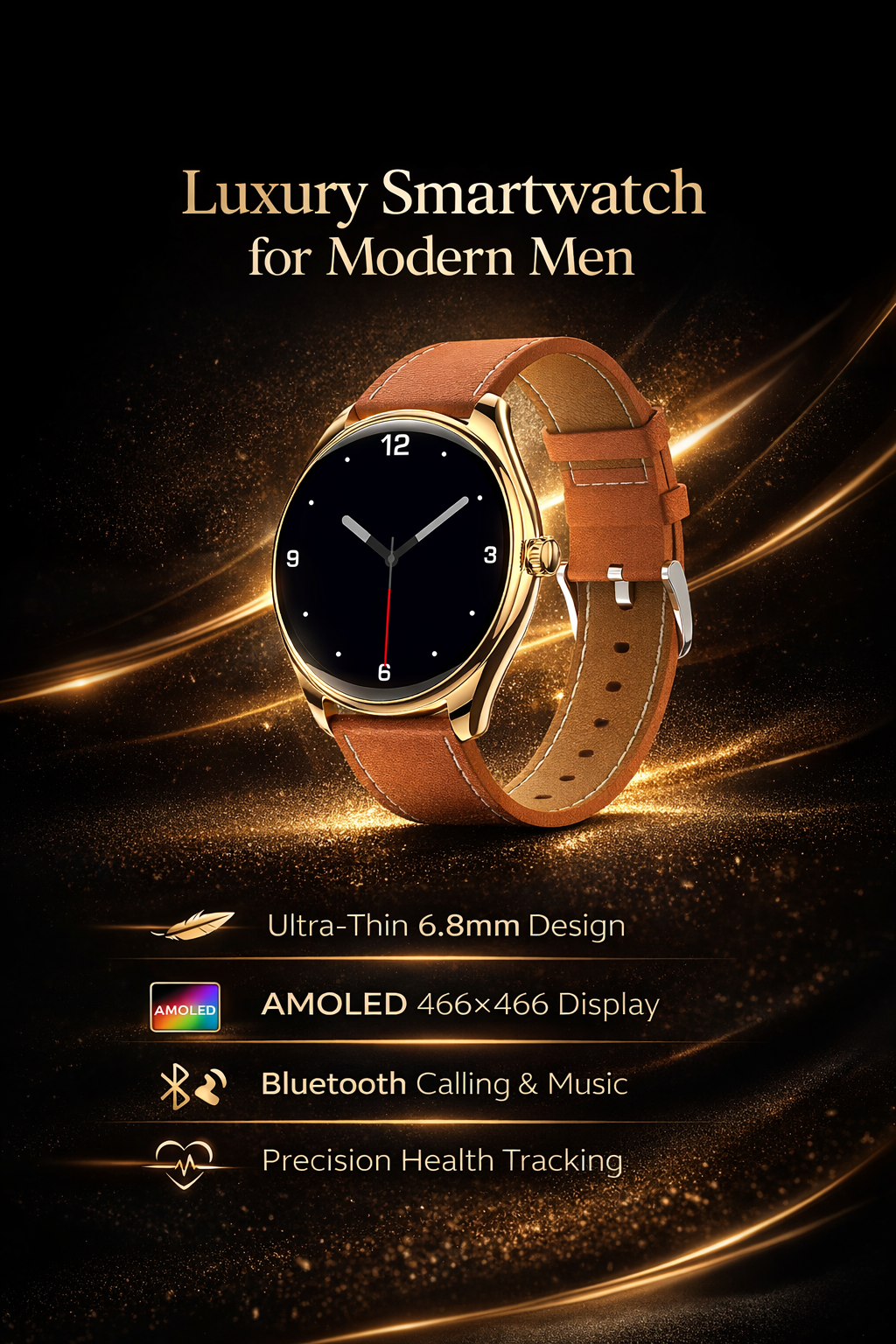 Morrison Luxury Business Smart Watch 1.43
