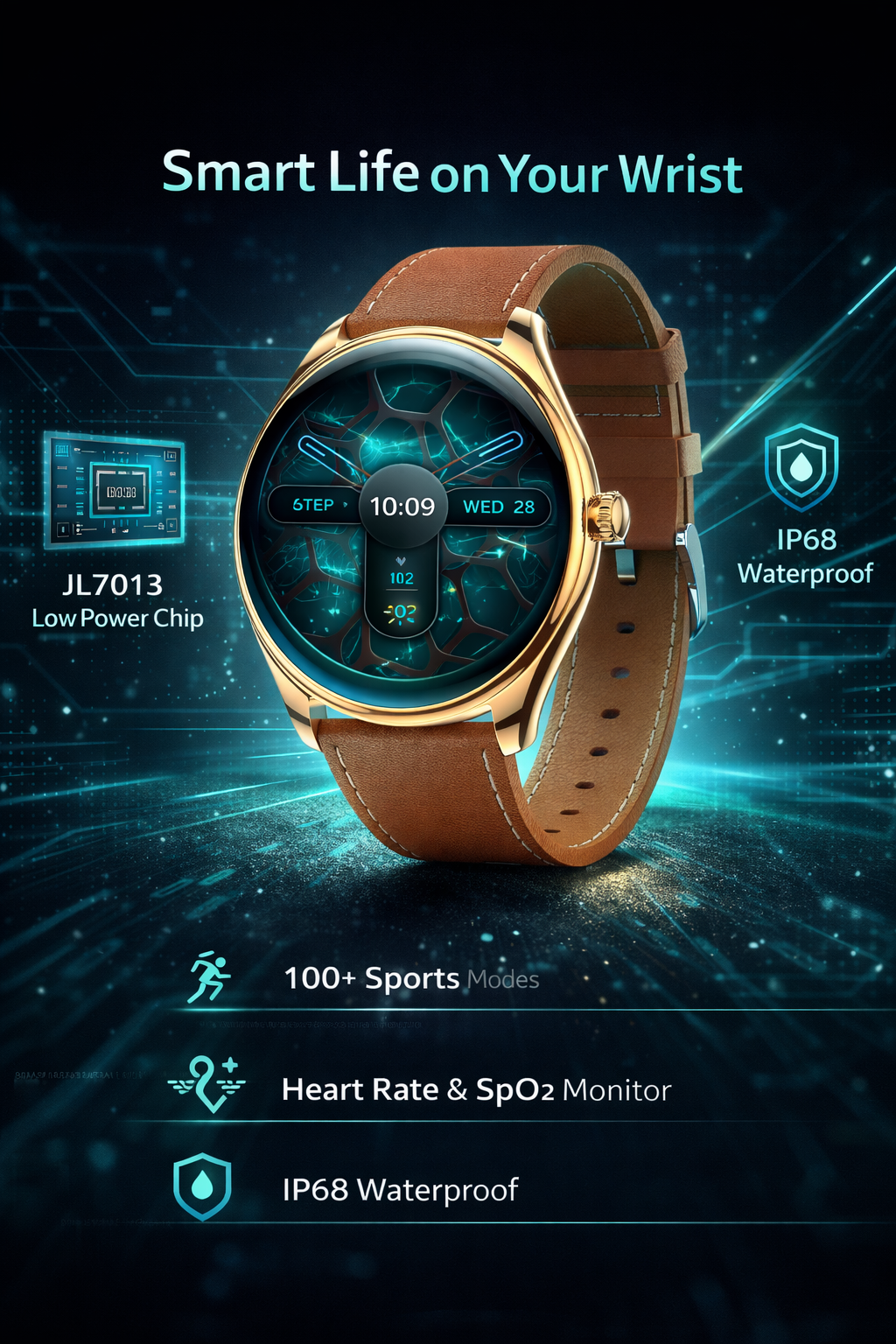 Morrison Luxury Business Smart Watch 1.43