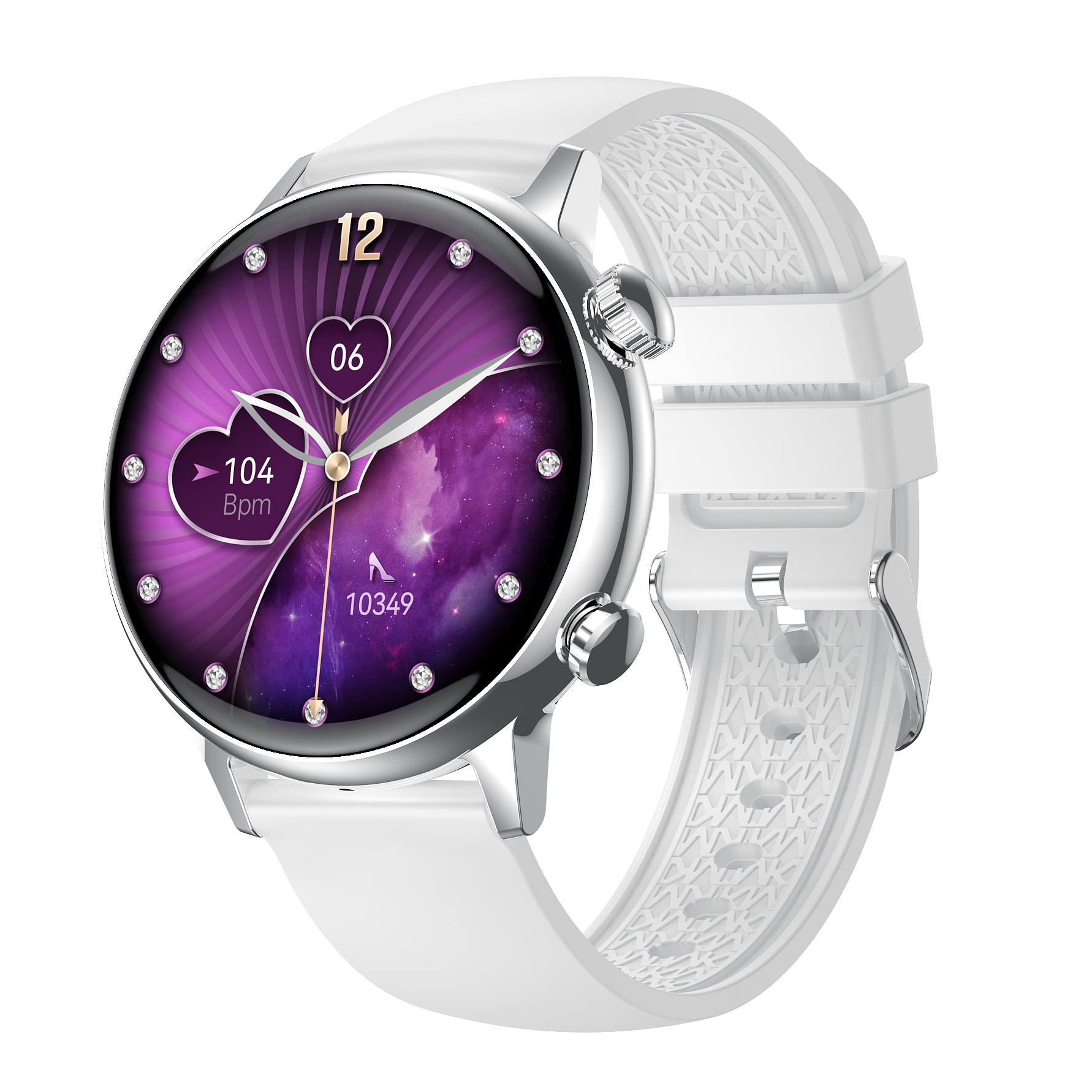 Elegant Women’s Round Smart Watch – IP68 Waterproof, 1.19″ AMOLED Display, Call Function, Zinc Alloy Case