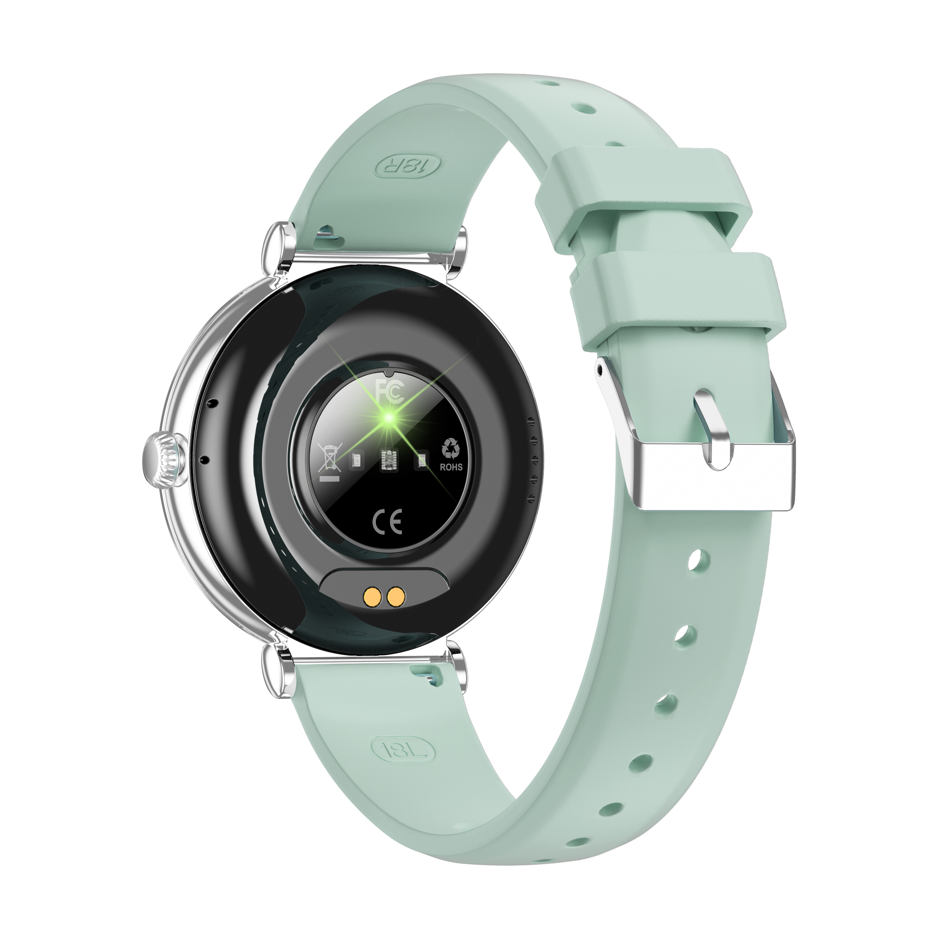 Luxury Ladies Smart Watch with Floral Dial & Health Monitoring