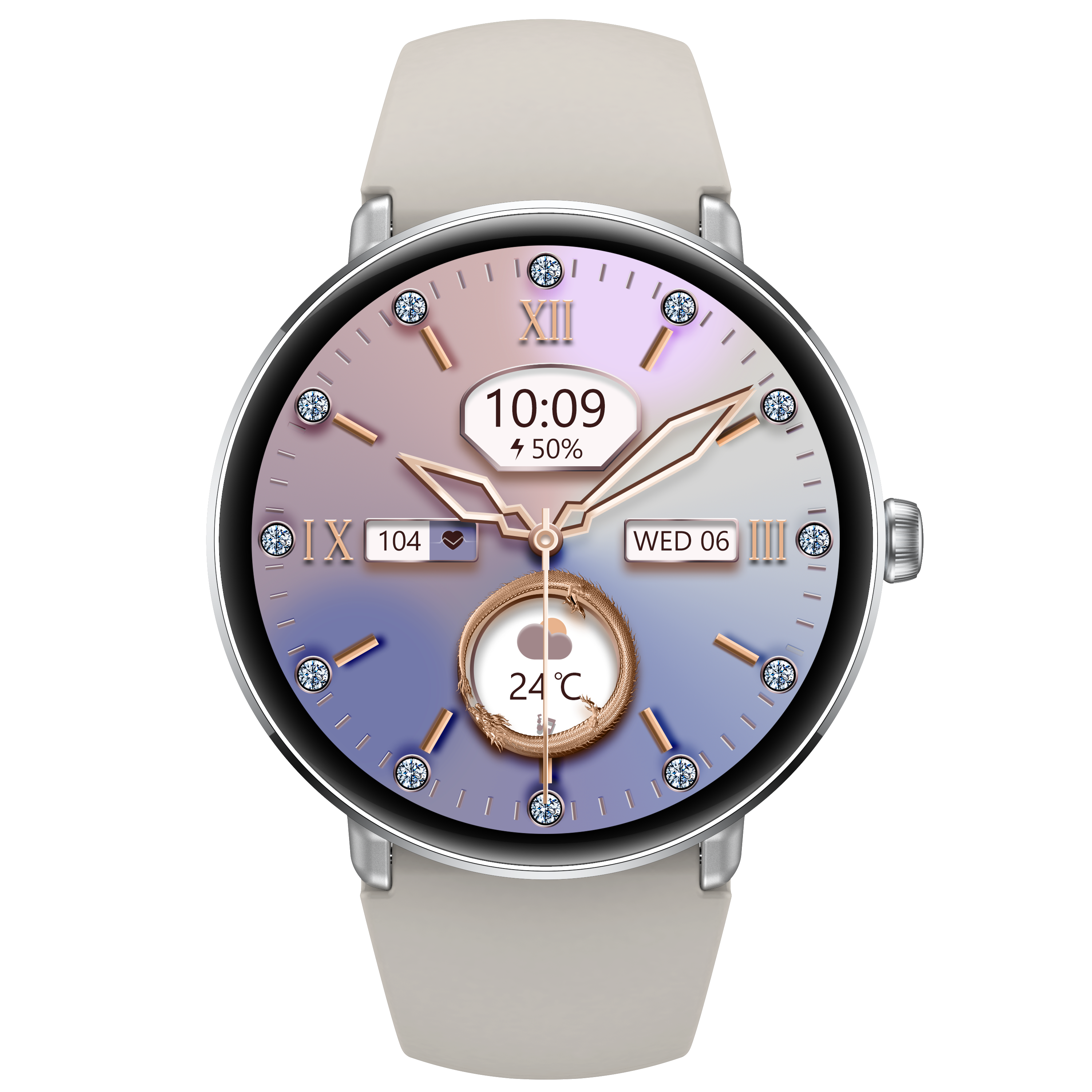 Luxury Diamond Women's Smart Watch – 1.19