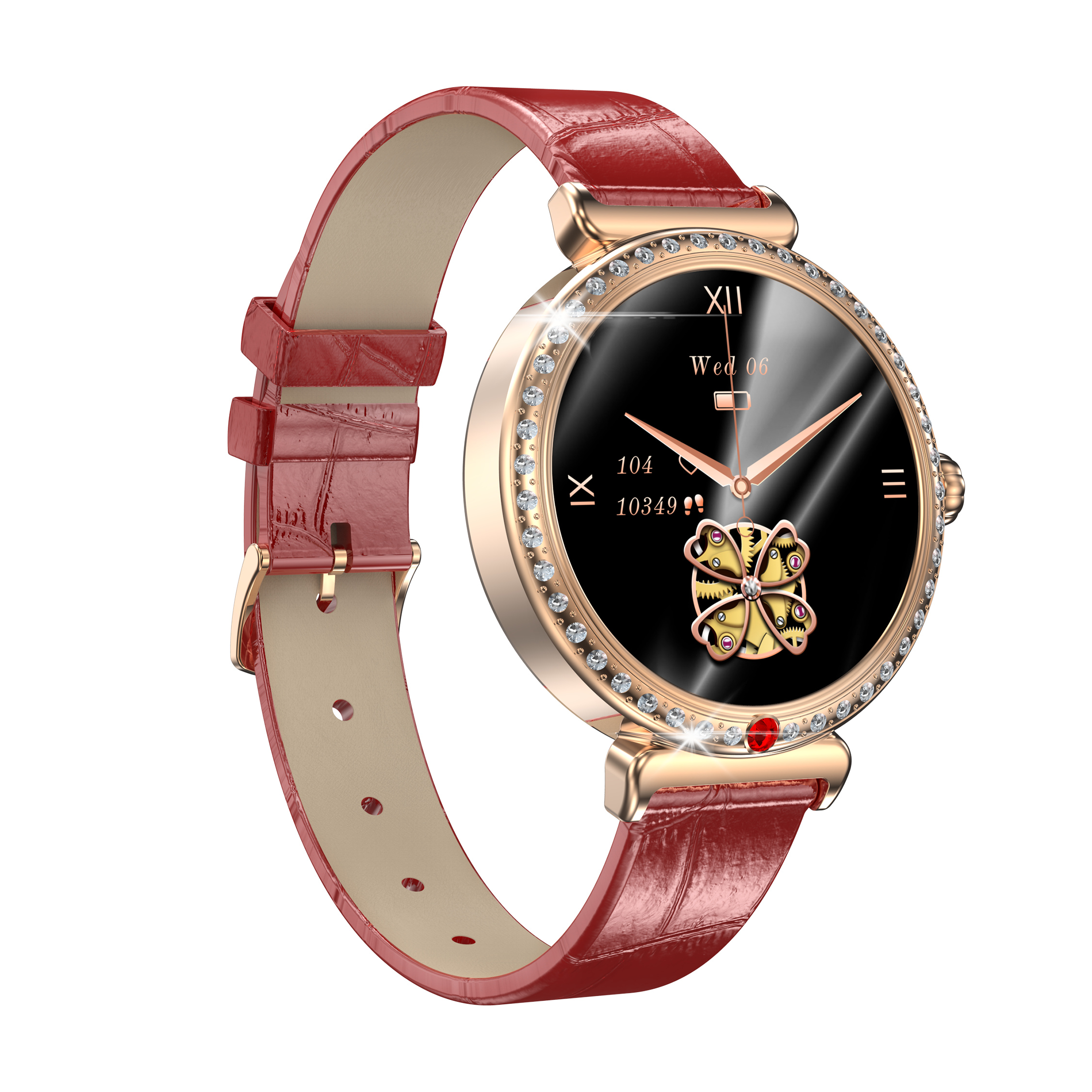 Luxury Women’s Diamond Smart Watch, 1.28