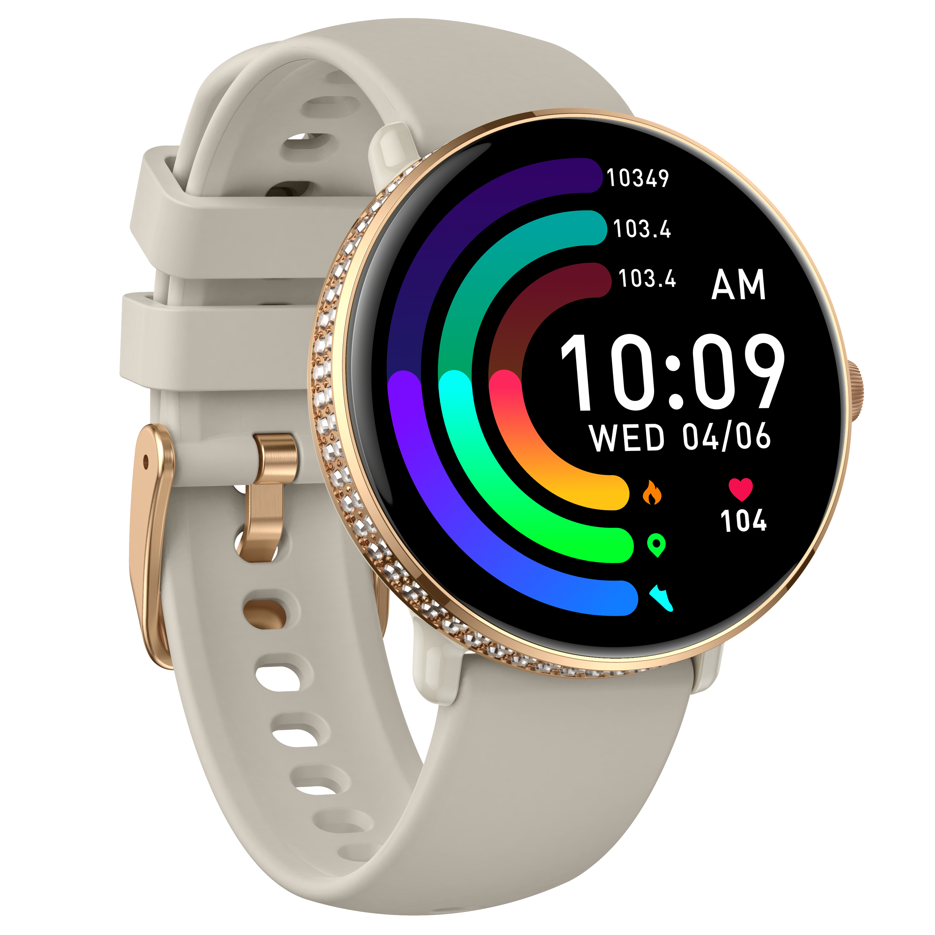 Luxury Diamond Women's Smart Watch – 1.19