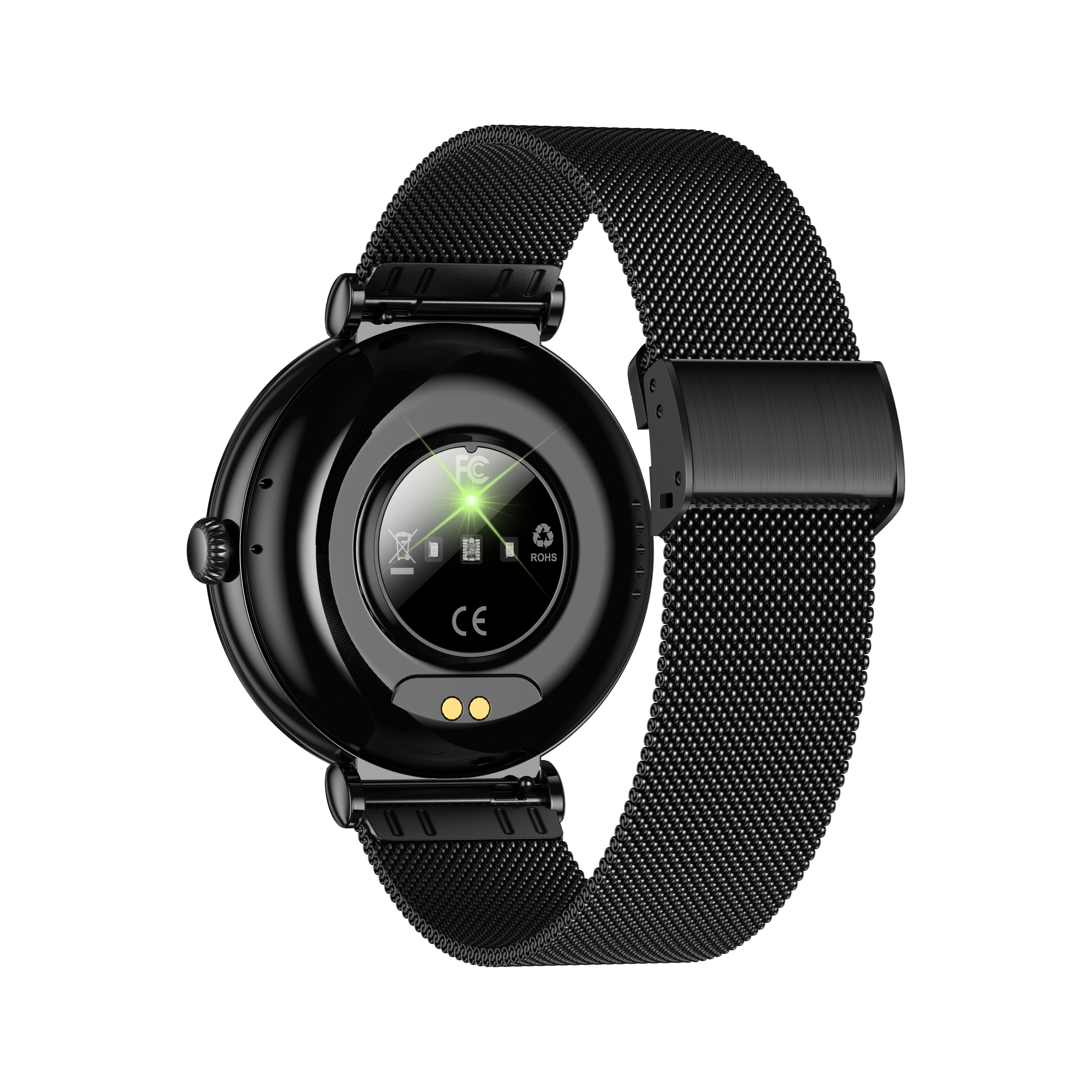 Elegant Round Smartwatch for Women with Call Function & Health Monitoring