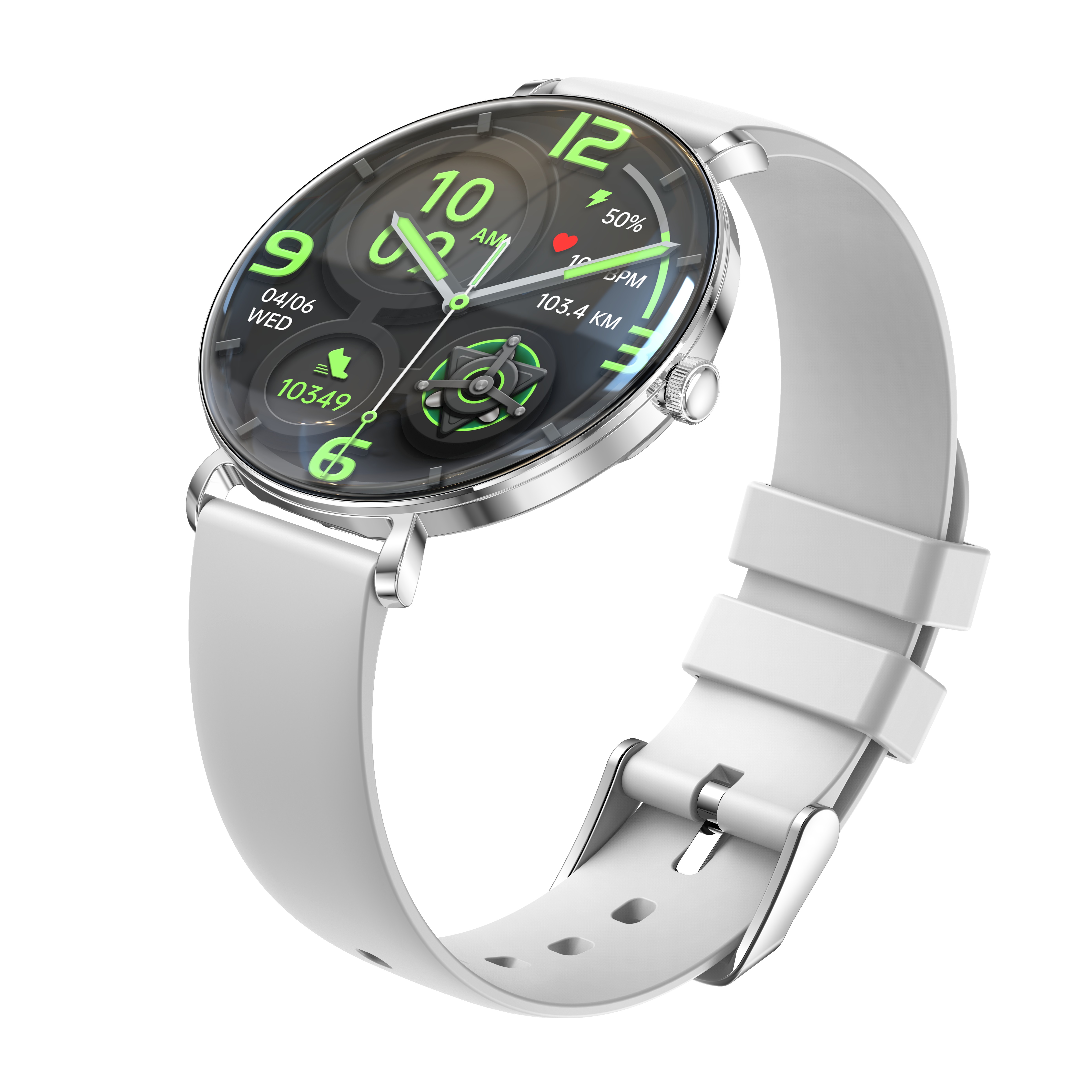 Luxury Women's AMOLED Smartwatch with Bluetooth Calling and 100+ Sports Modes