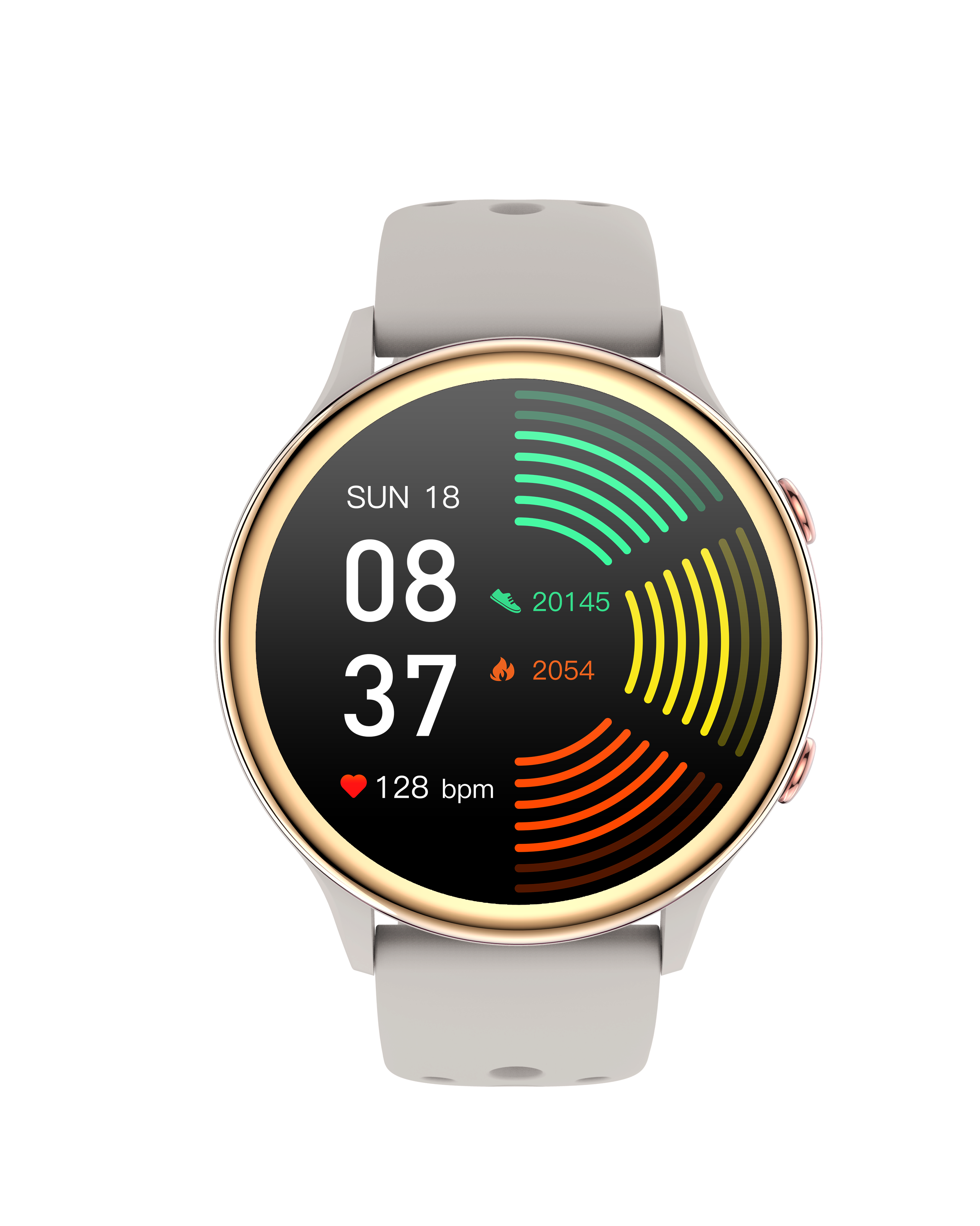 Elegant Round Smartwatch for Women with Call Function & 100+ Sports Modes