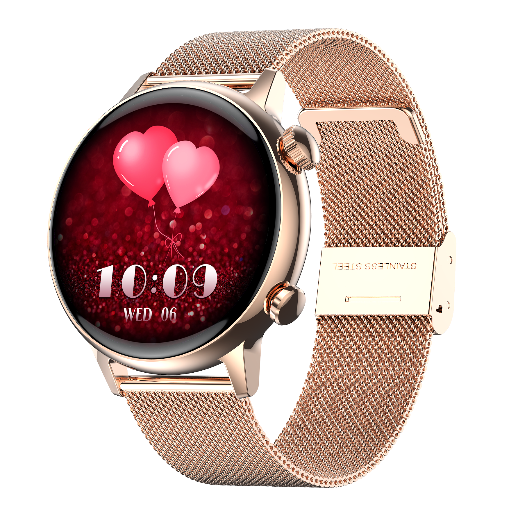 Women's Elegant Smartwatch with 1.19'' AMOLED Display and Health Tracking