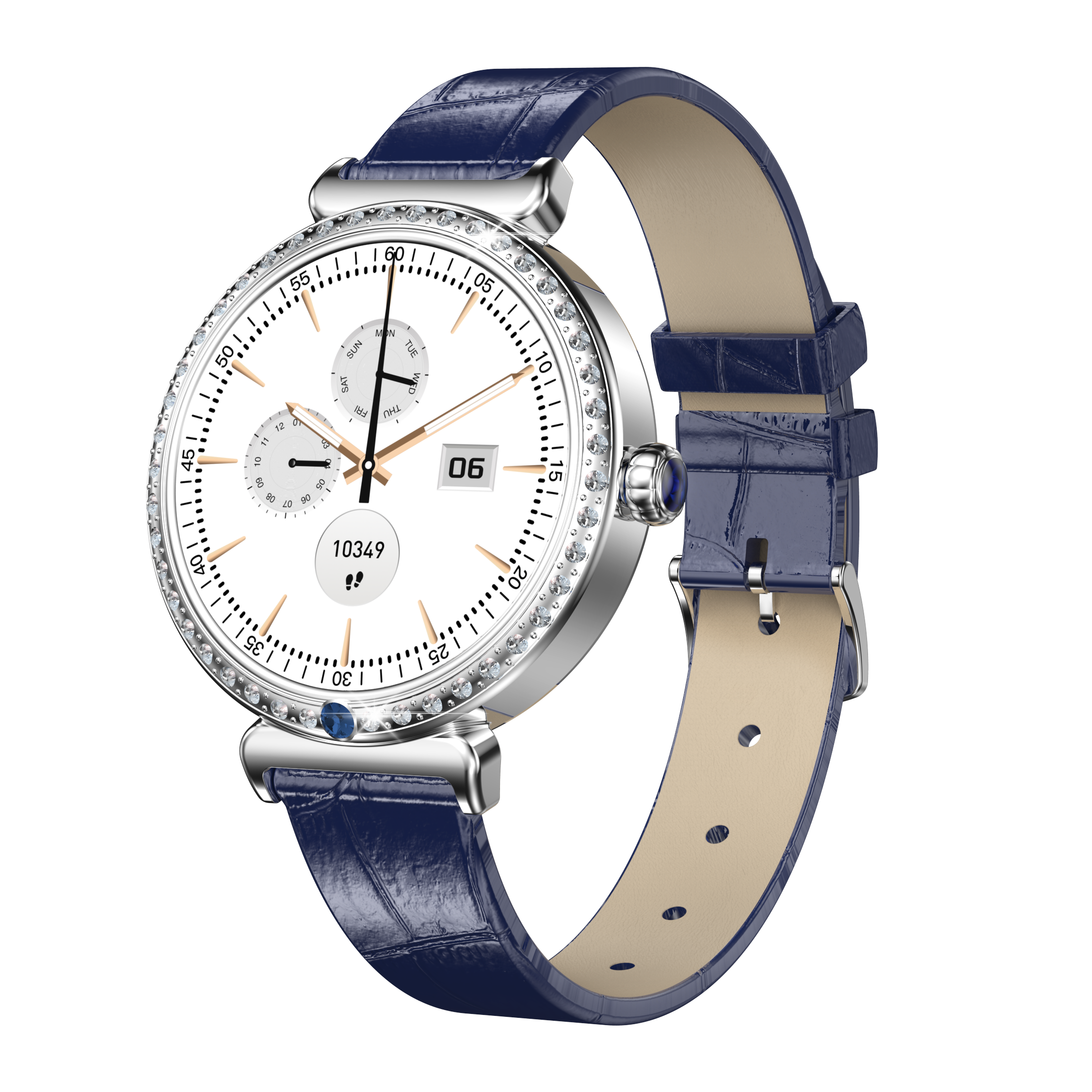 Luxury Women’s Diamond Smart Watch, 1.28