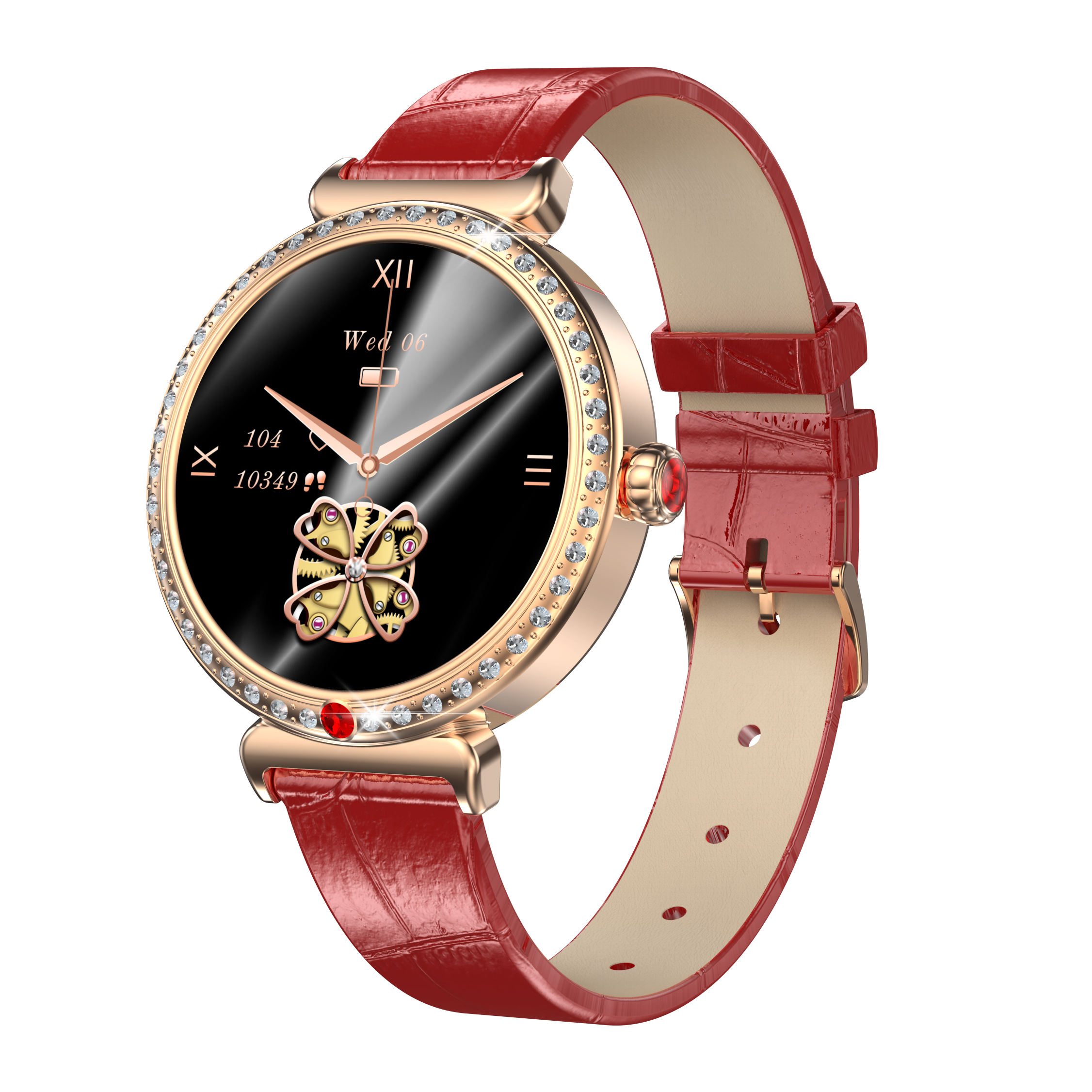 Luxury Women’s Diamond Smart Watch, 1.28