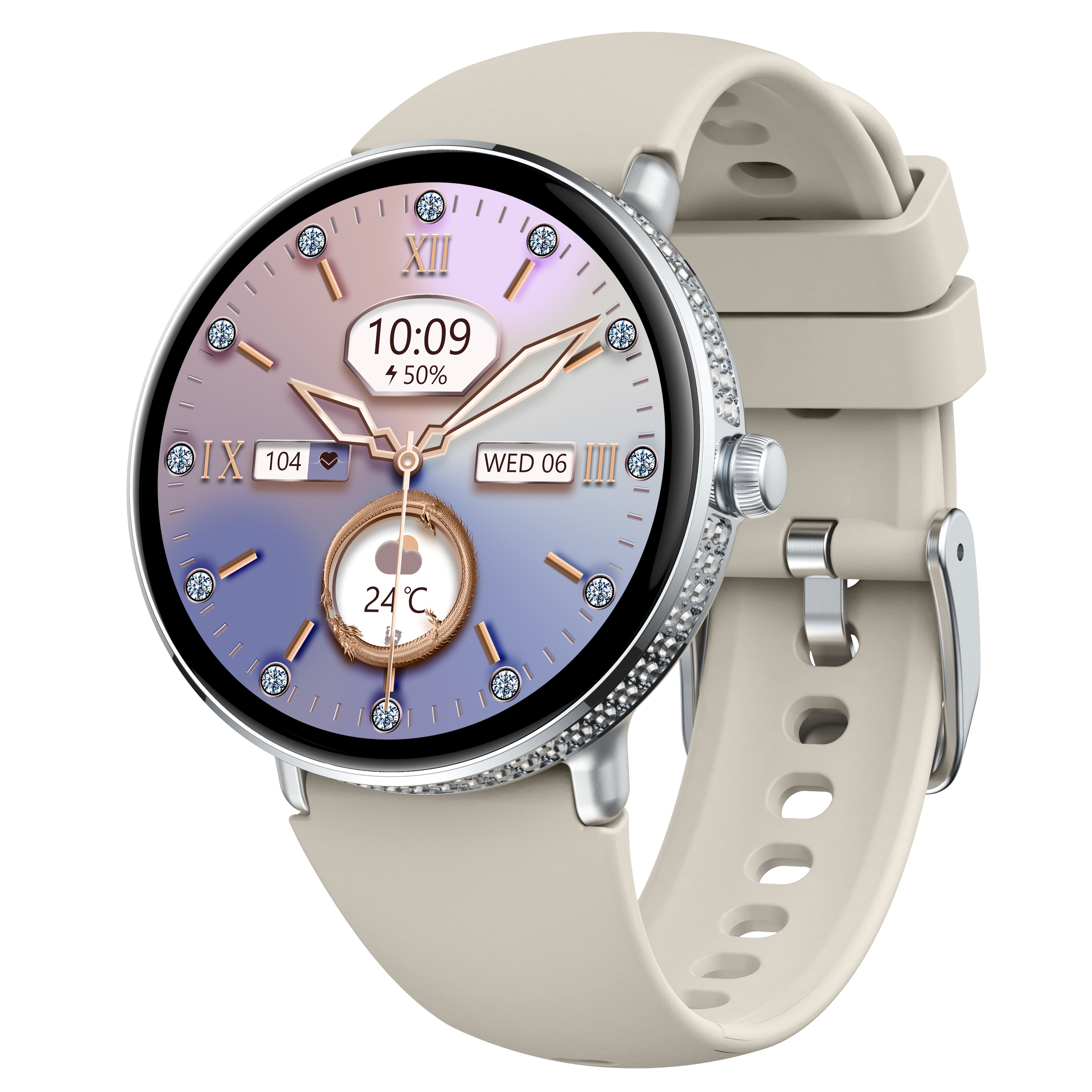 Luxury Diamond Women's Smart Watch – 1.19