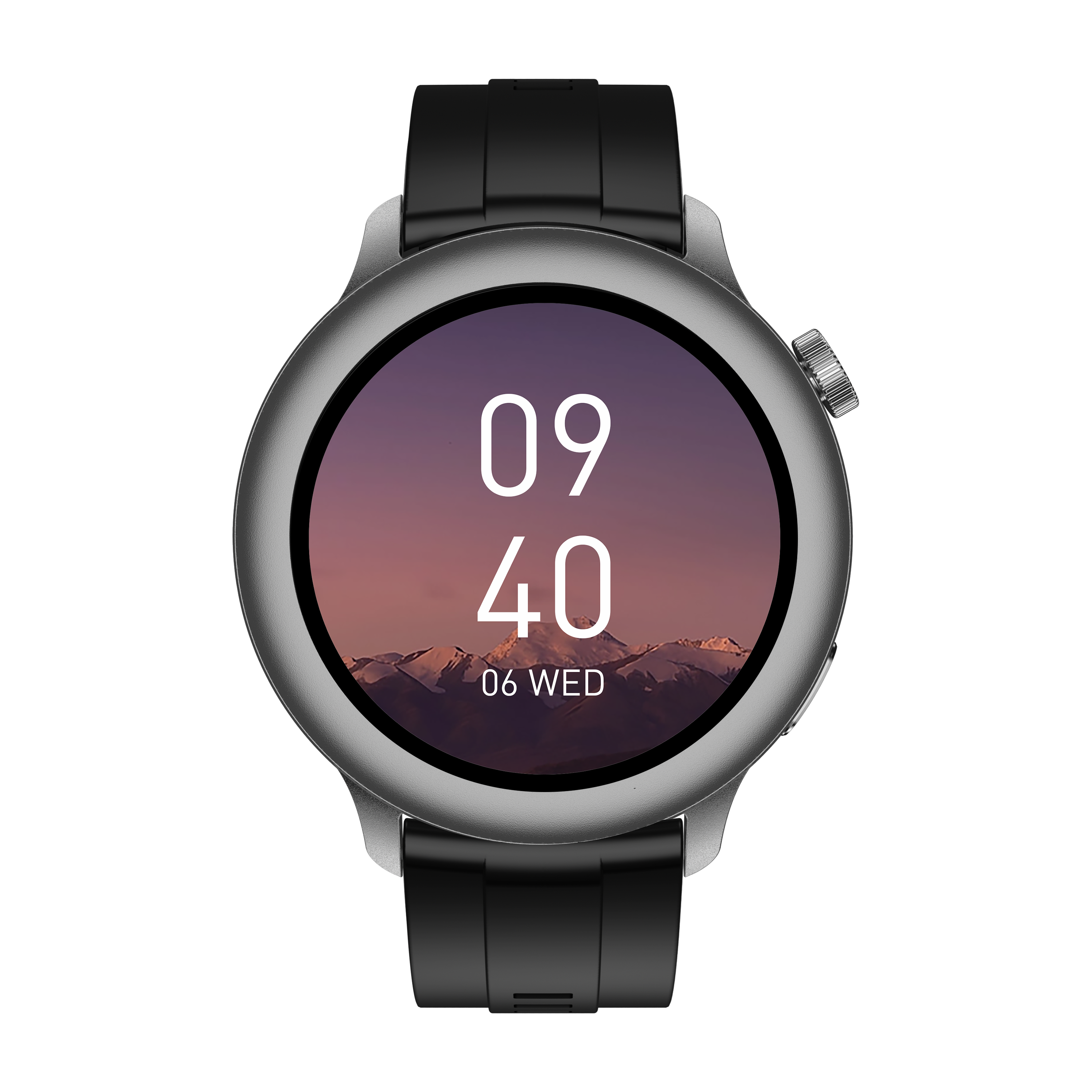 Men’s Smartwatch with Replaceable Bezels and Rotating Crown – 1.43