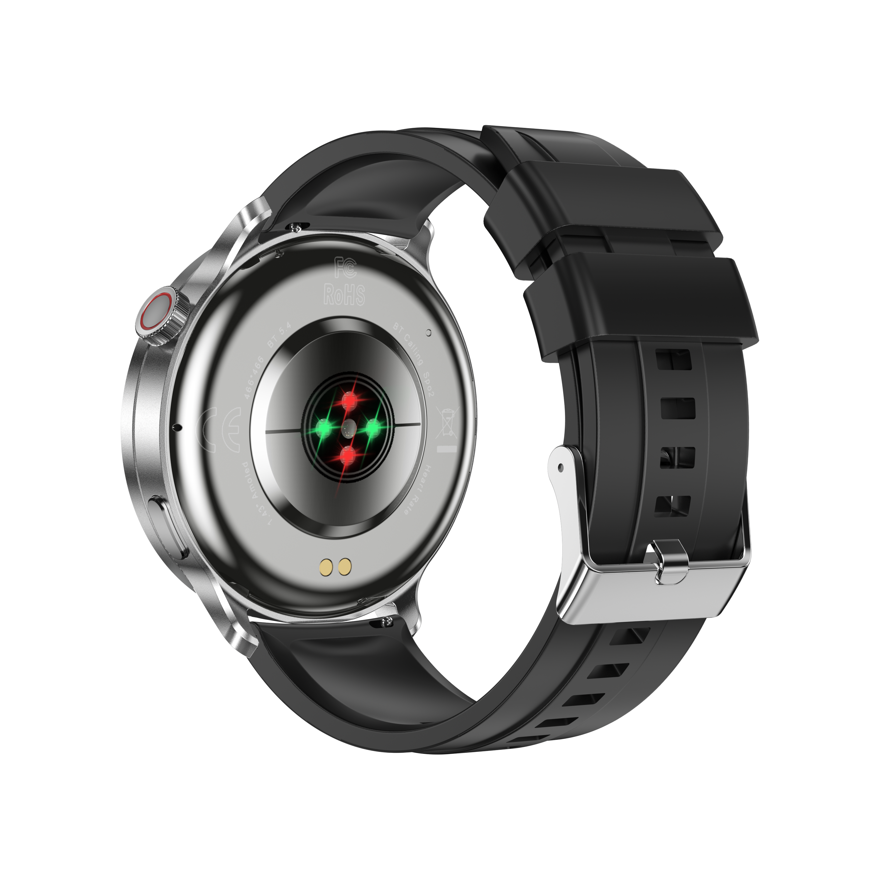 Premium Men's Smartwatch with Replaceable Bezel and AMOLED Display