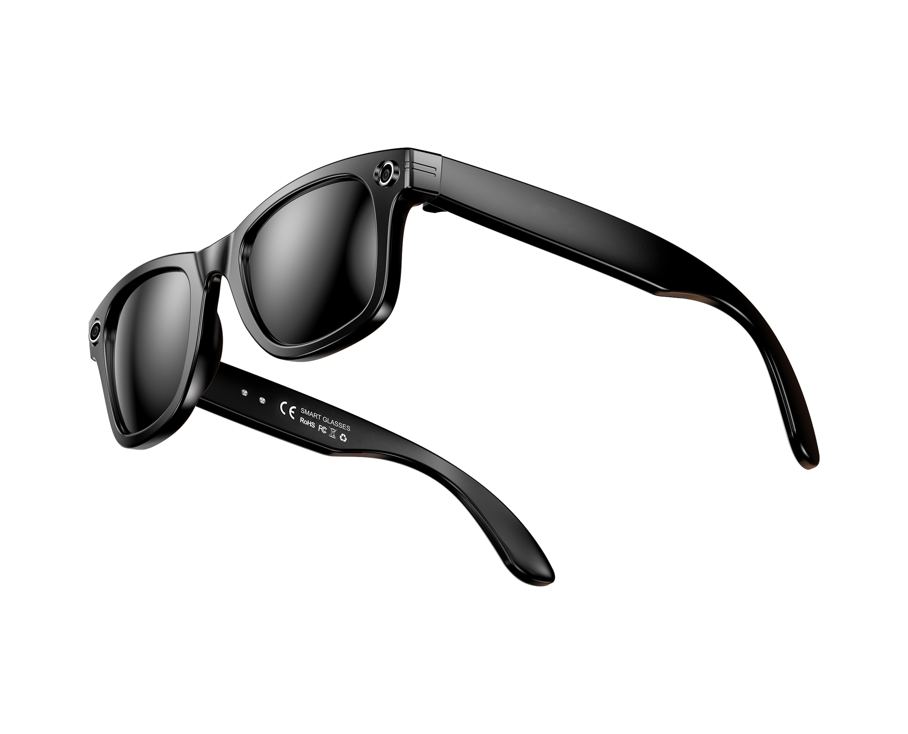 AI Smart Glasses with Camera, Voice Control, Translation & Bluetooth Audio