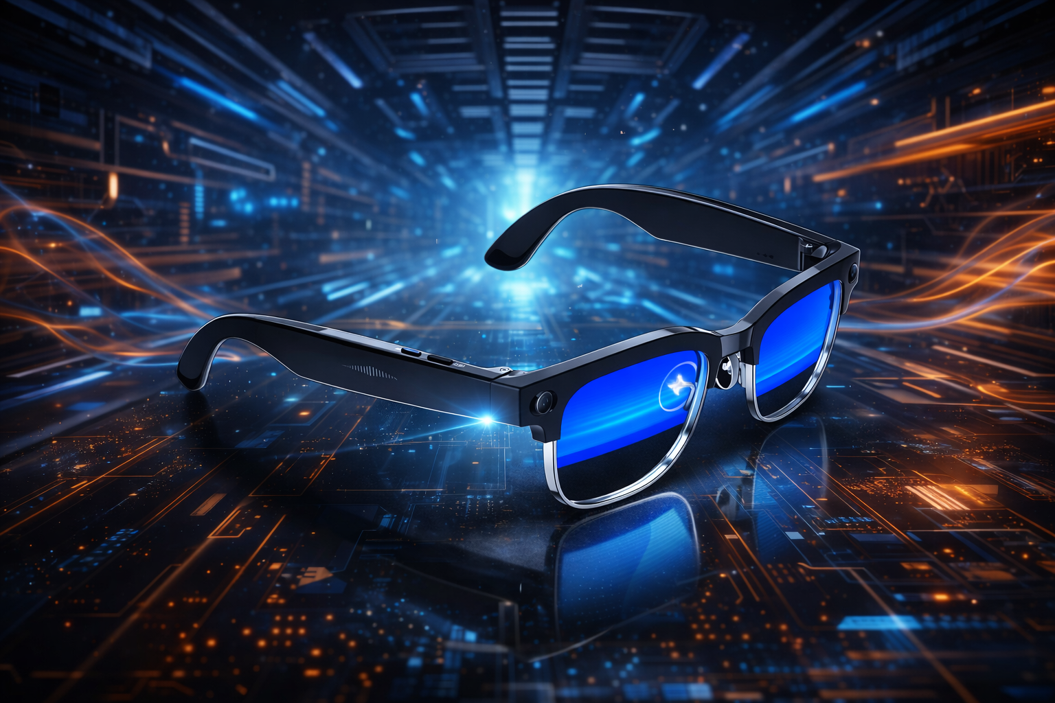 Morrison AI Smart Glasses with 8MP Camera OIS Bluetooth Call WiFi Photo Transfer