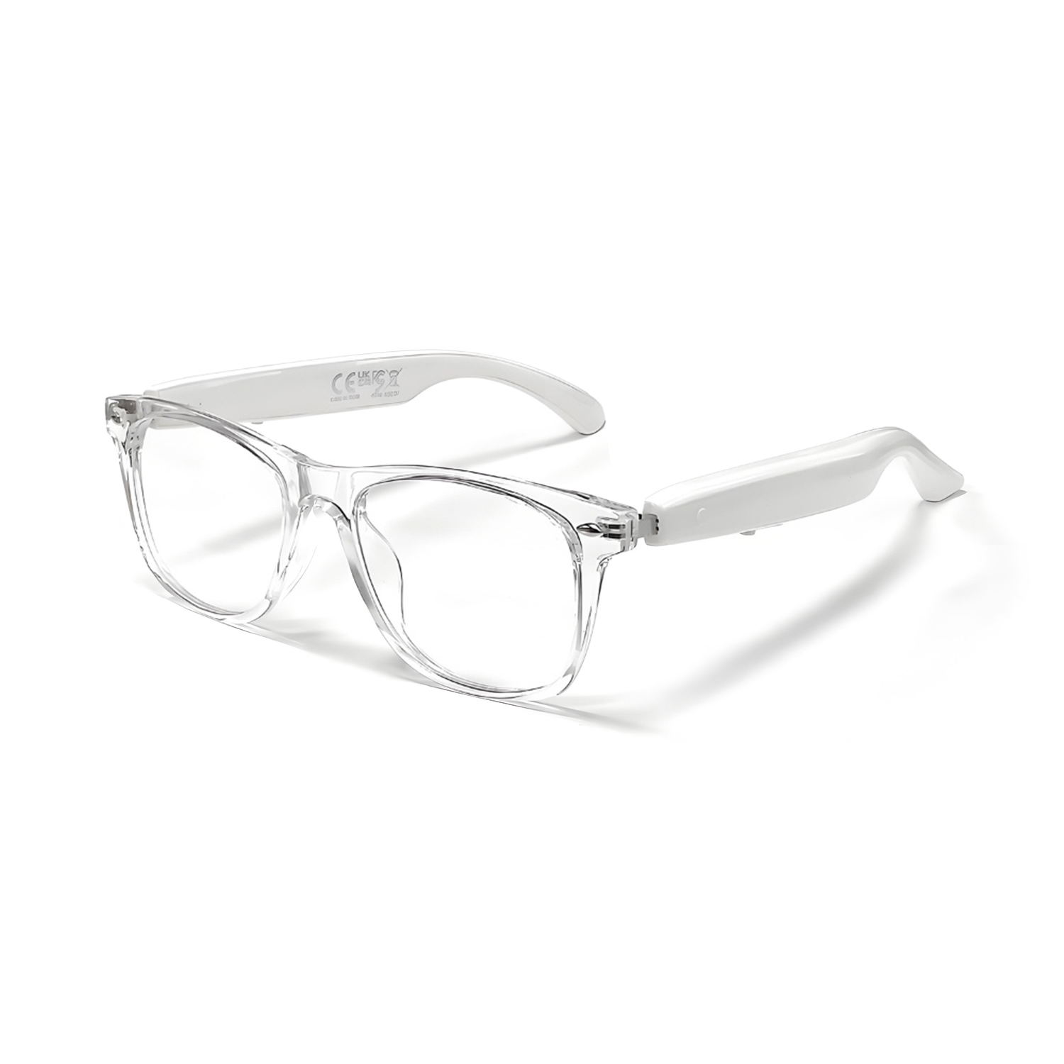 Smart Audio Bluetooth Glasses with Blue Light Blocking Lenses and Dual Battery